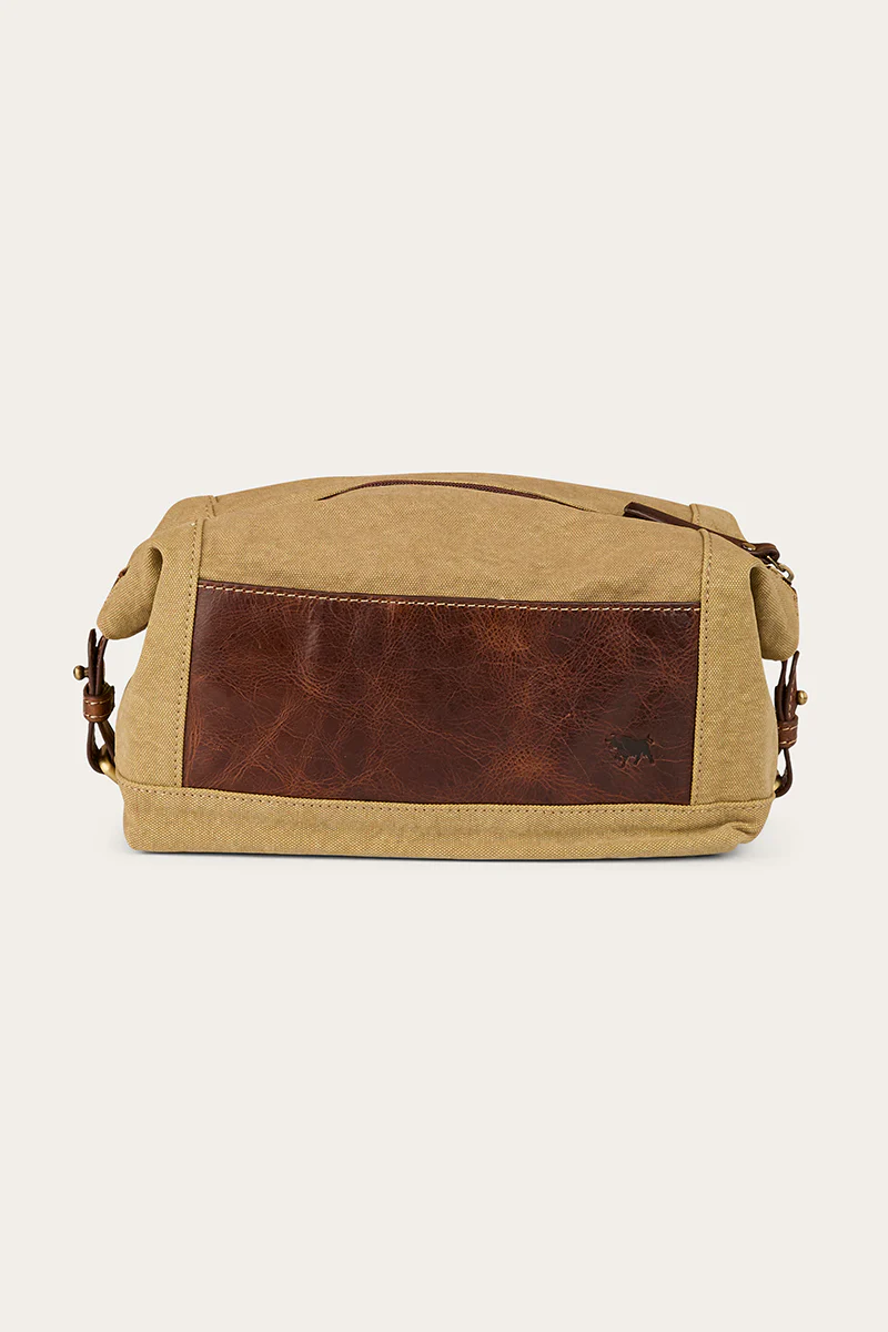 Waxicanvas Toiletry Bag - Cognac