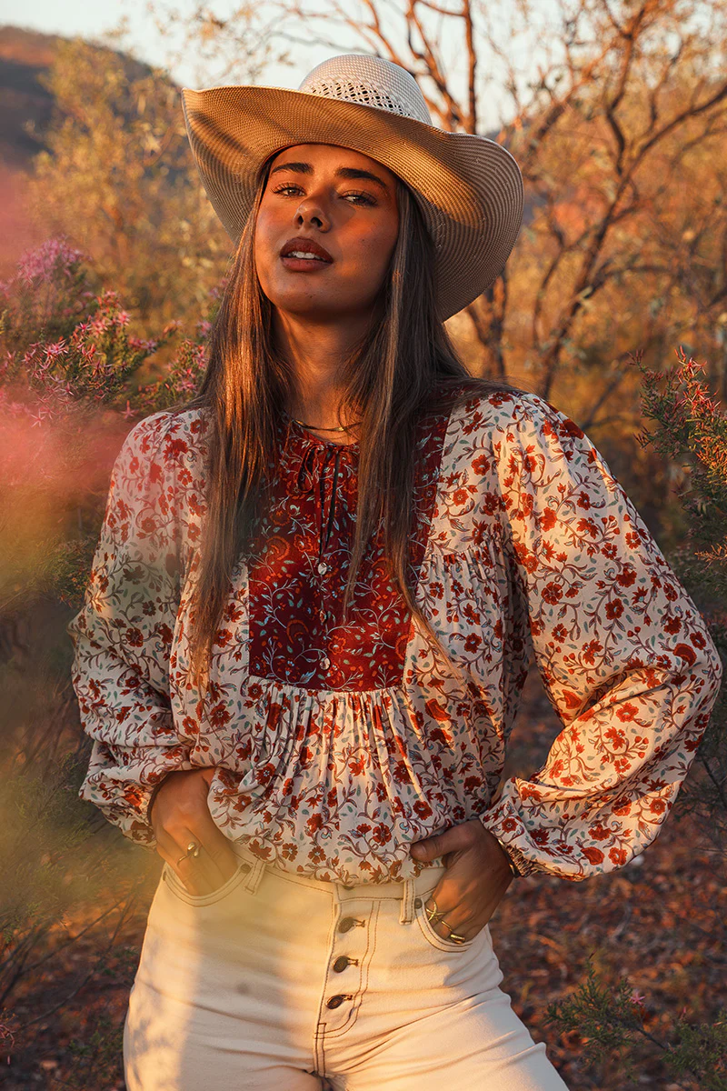 Twyla Womens Fashion Top - Off White