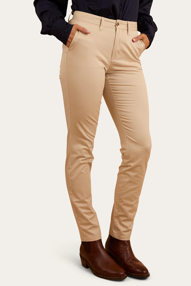 Scottsdale Womens Regular Fit Chino Pant - Bone
