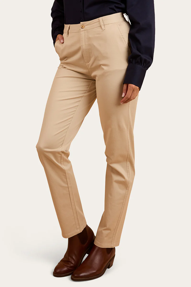 Scottsdale Womens Regular Fit Chino Pant - Bone