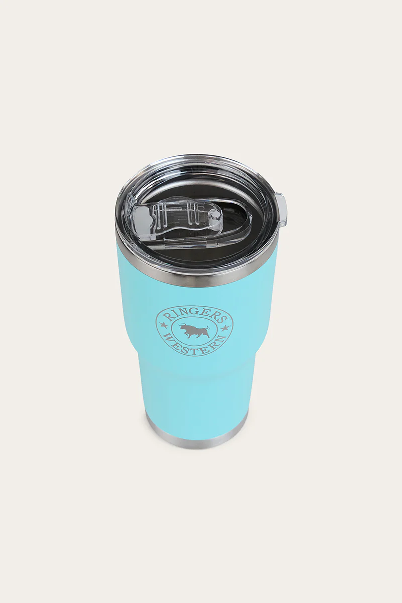 Yarra Powder Coated Insulated Tumbler - Turquoise
