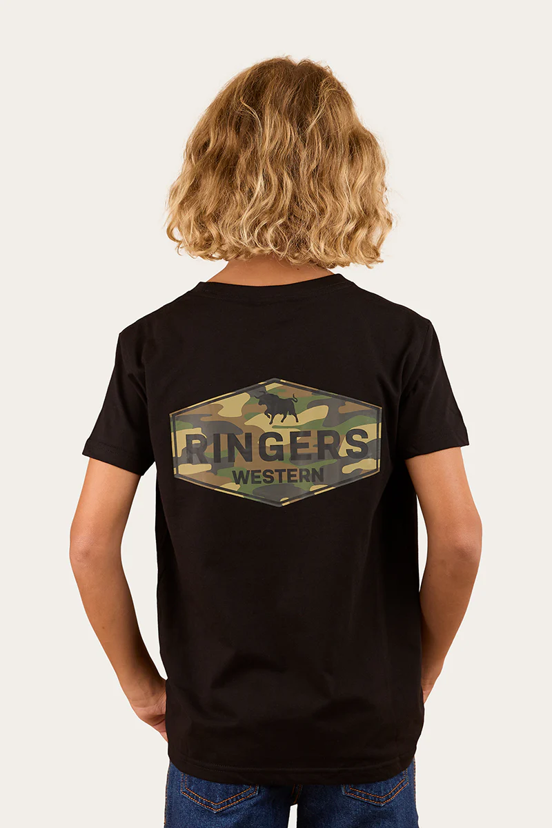 Servo Kids Classic Fit T-Shirt - Black/Camo