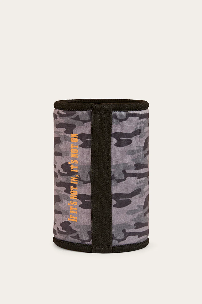 Buckin Barra Stubby Cooler - Black Camo