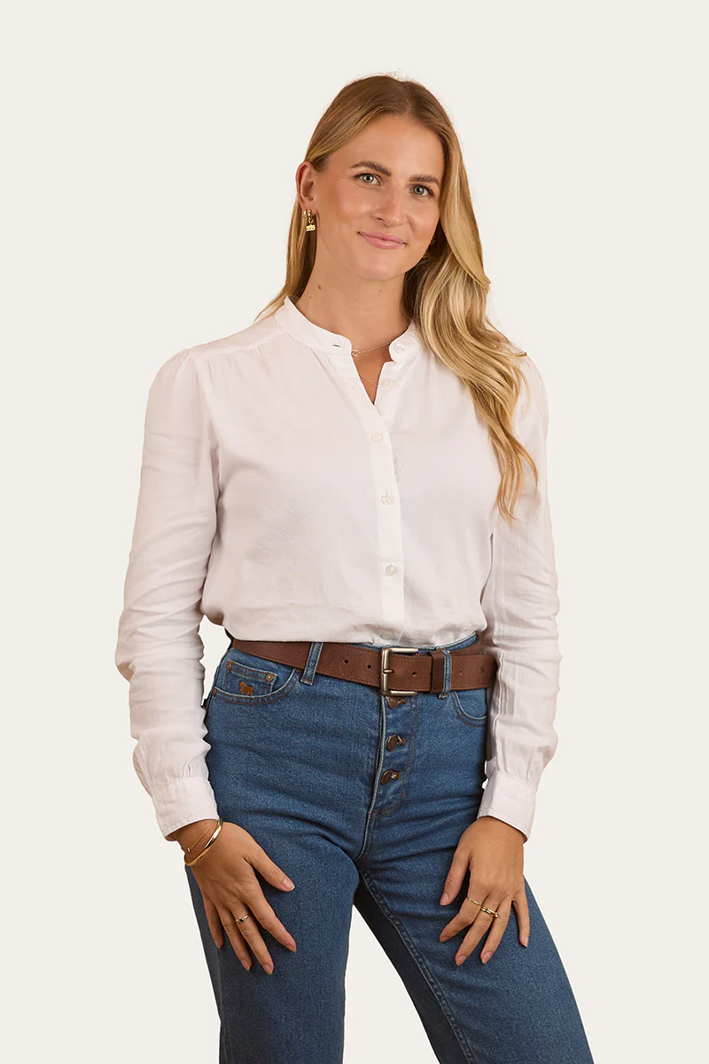 Pia Womens Blouse - White