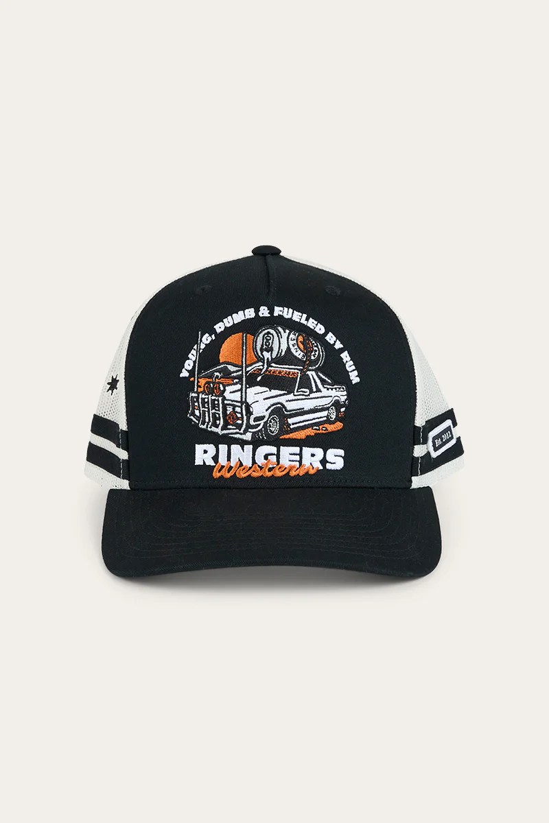 Rum Runner Trucker Cap - Black