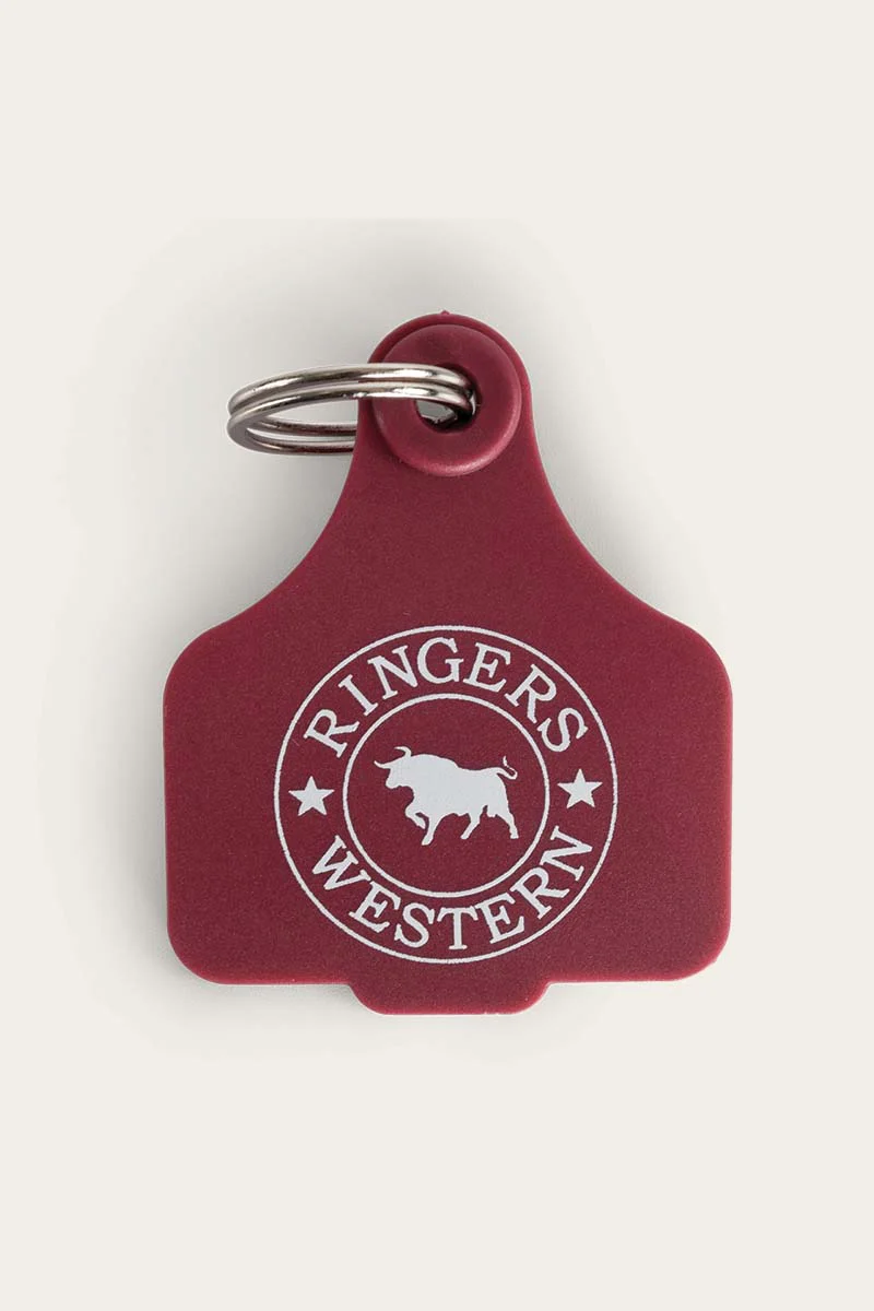 Cattle Tags - Burgundy