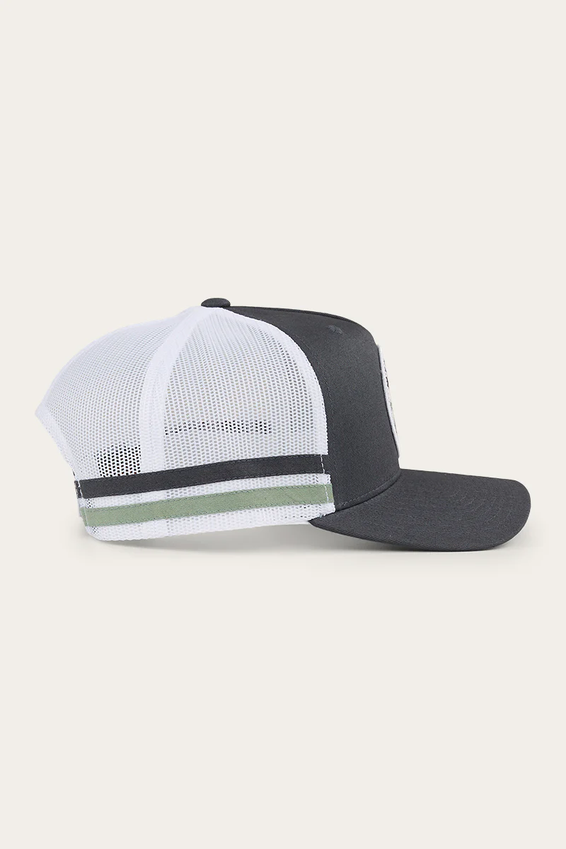McCoy Trucker Cap - Charcoal/Leaf