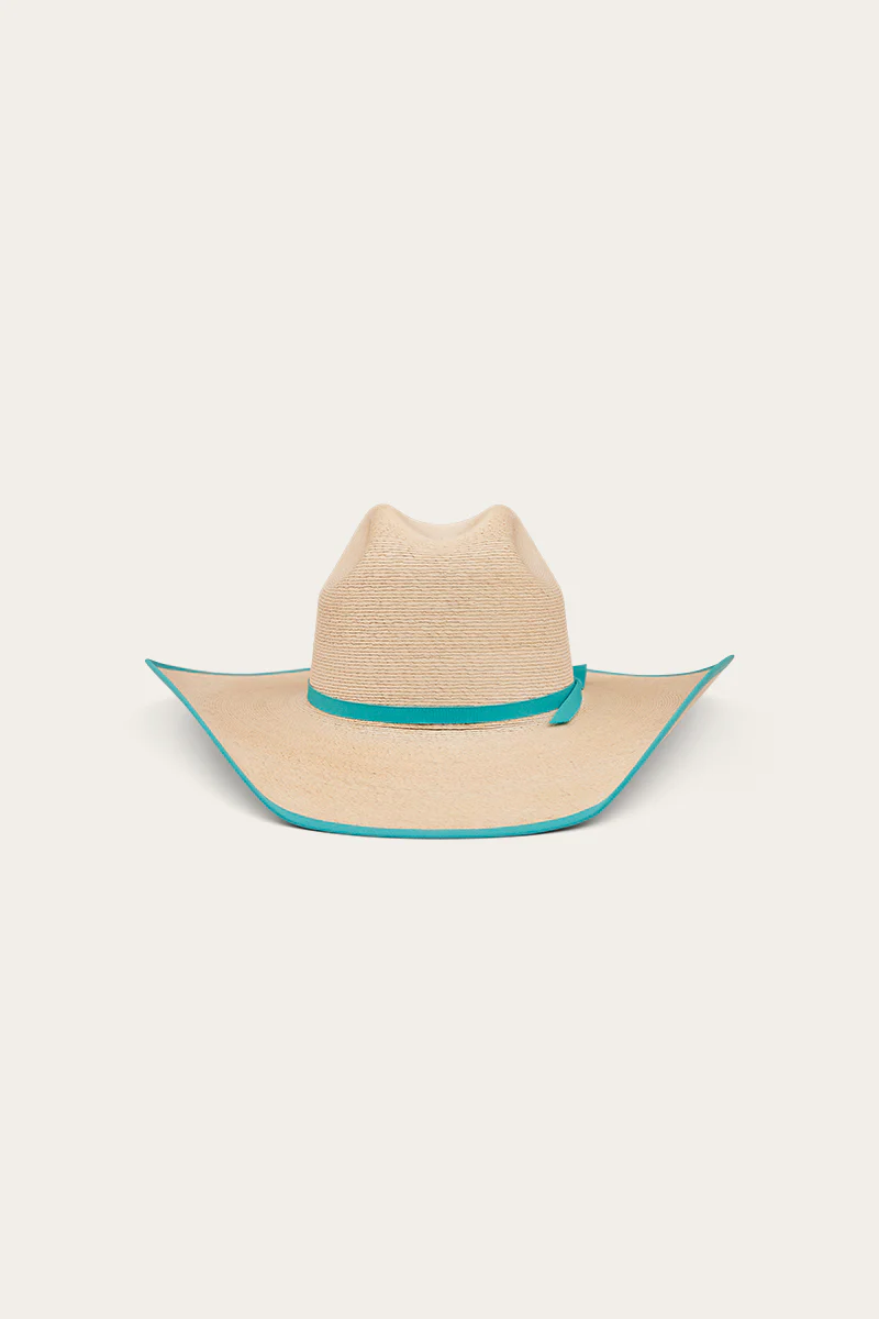 Sterling Hat - Natural/Aqua