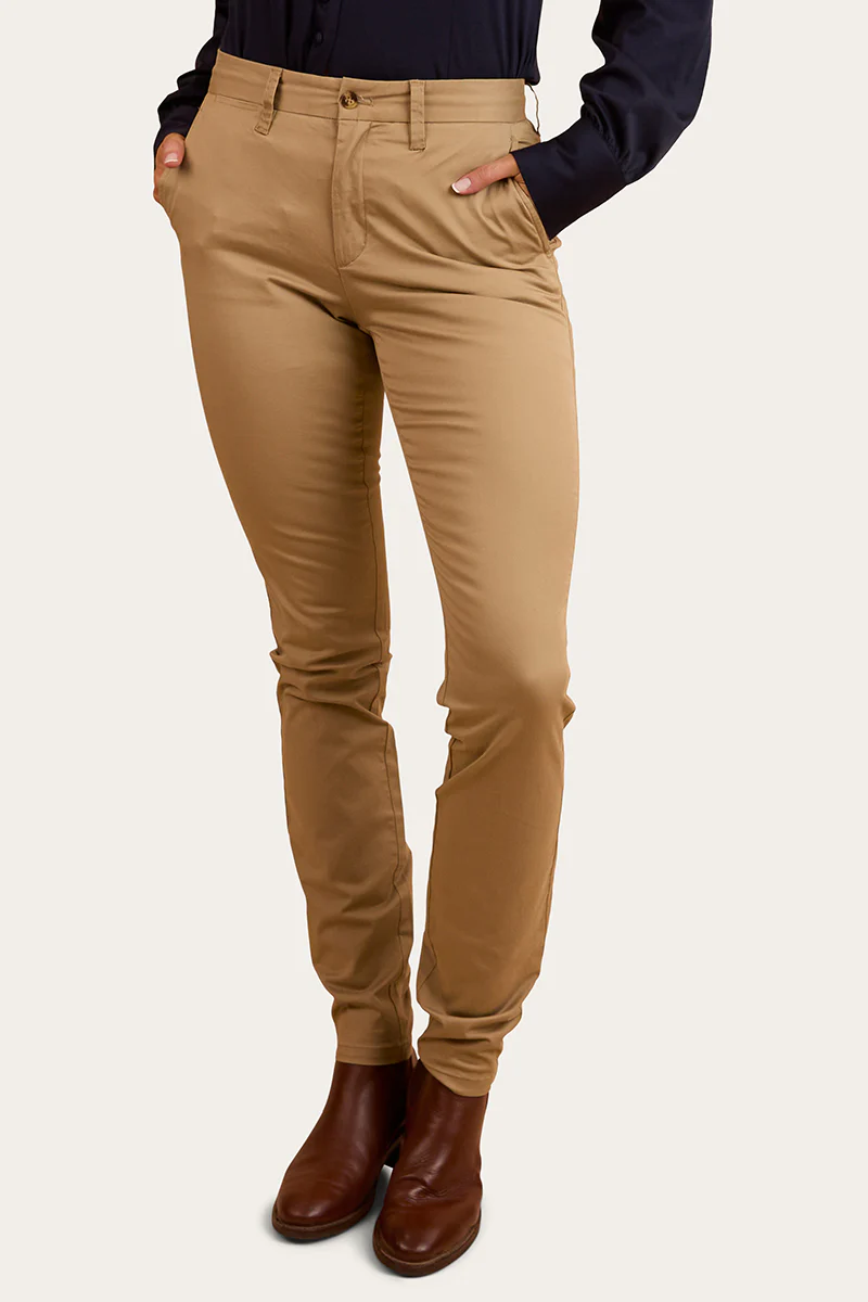 Scottsdale Womens Regular Fit Chino Pant - Clay