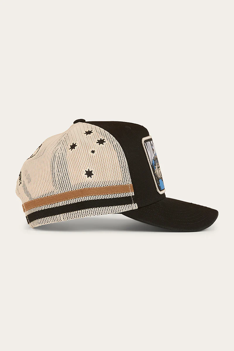 Mud Sweat Beers Deep Fit Trucker Cap - Black