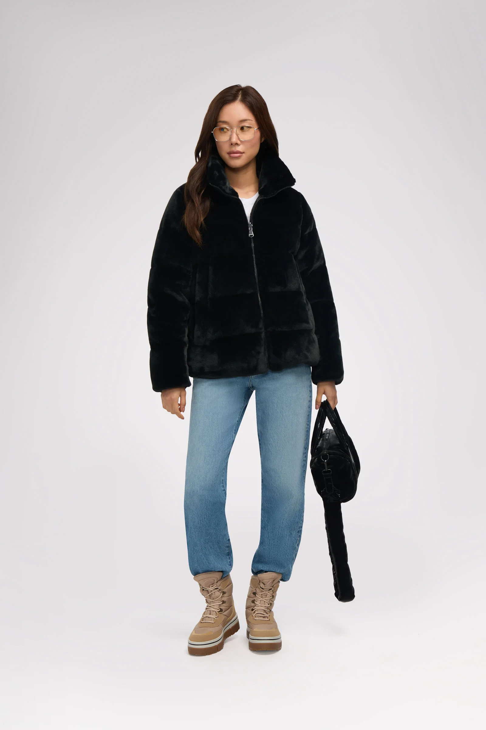 Vanita Women's Boxy Reversible Puffer