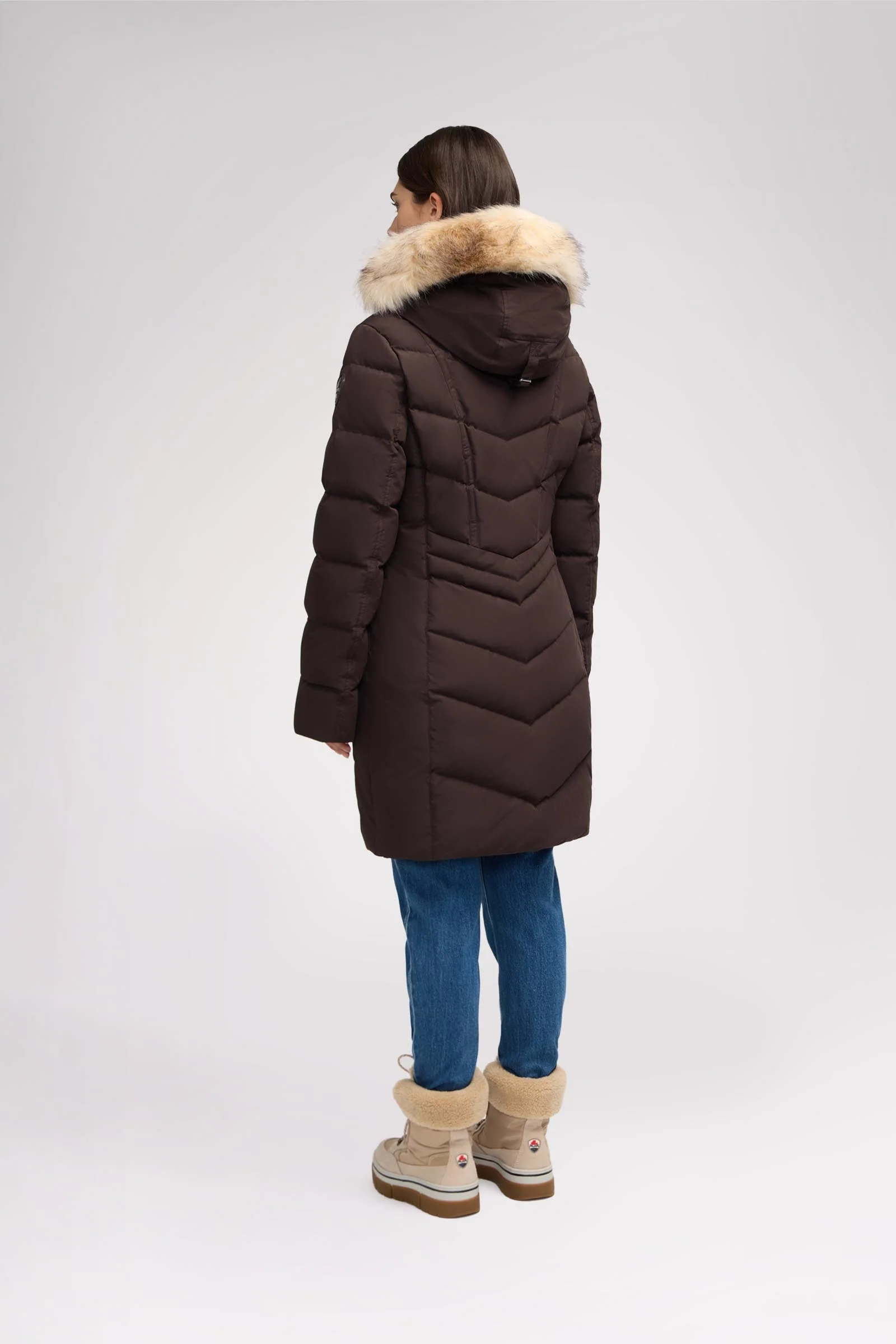January Women's Quilted Puffer w/ Faux Fur