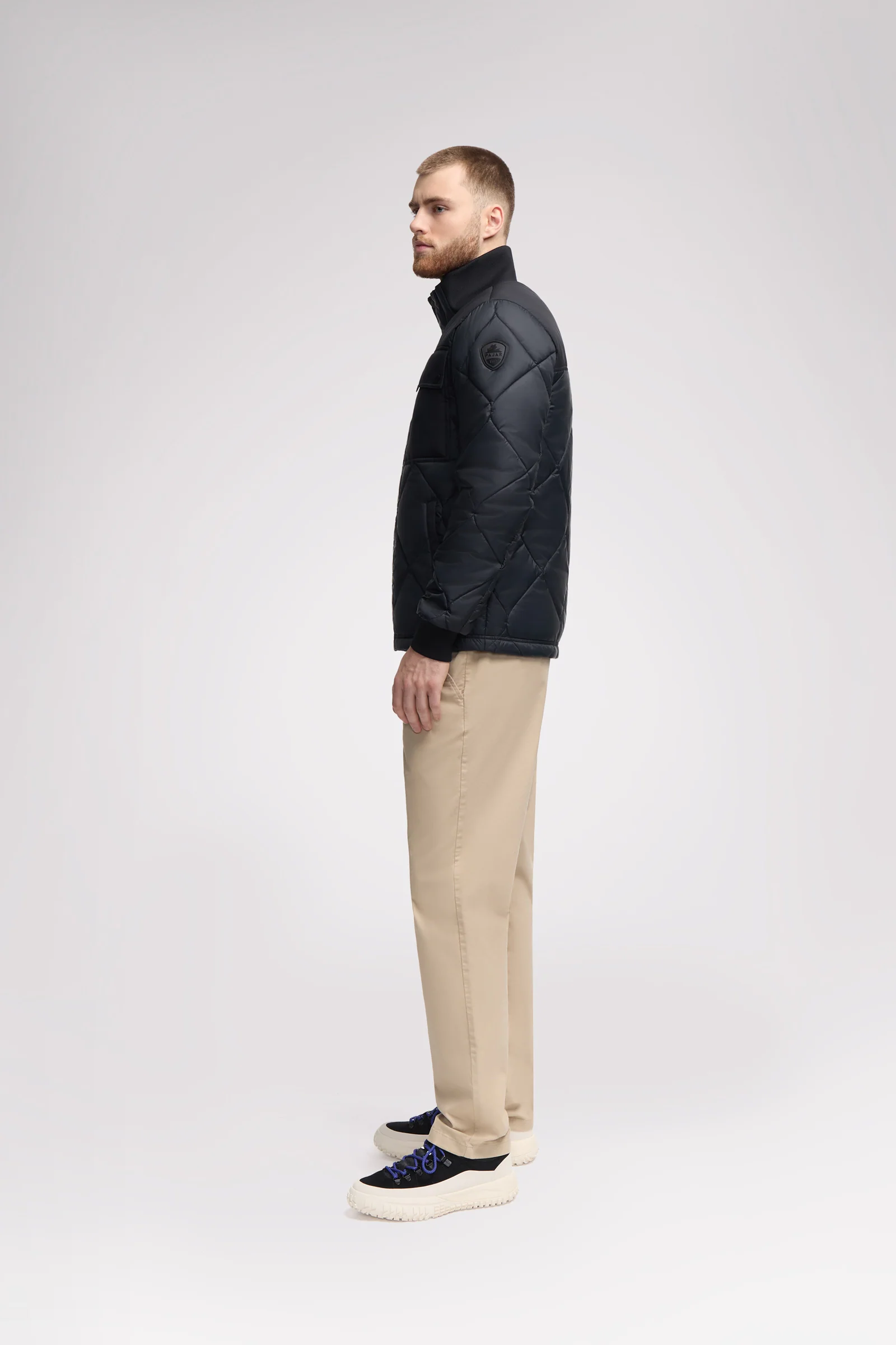 Obsidian Men's Onion Quilted Shacket