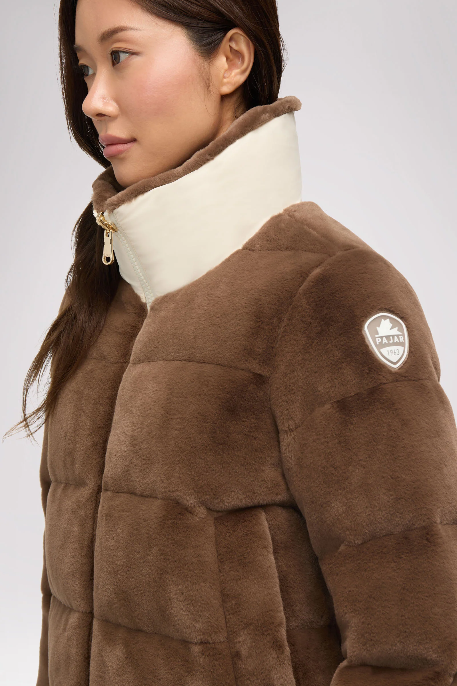 Vanita Women's Boxy Reversible Puffer