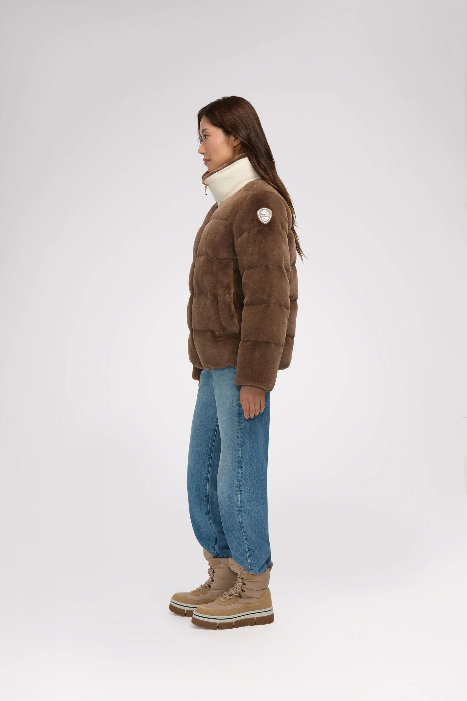 Vanita Women's Boxy Reversible Puffer