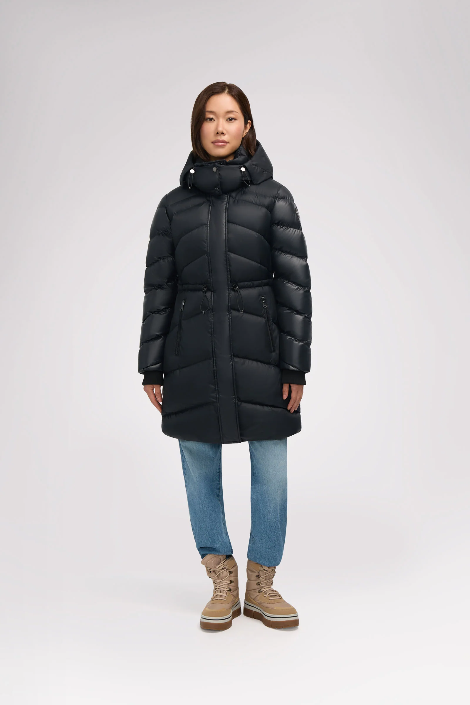 Saturn Women's Mid-Length Puffer