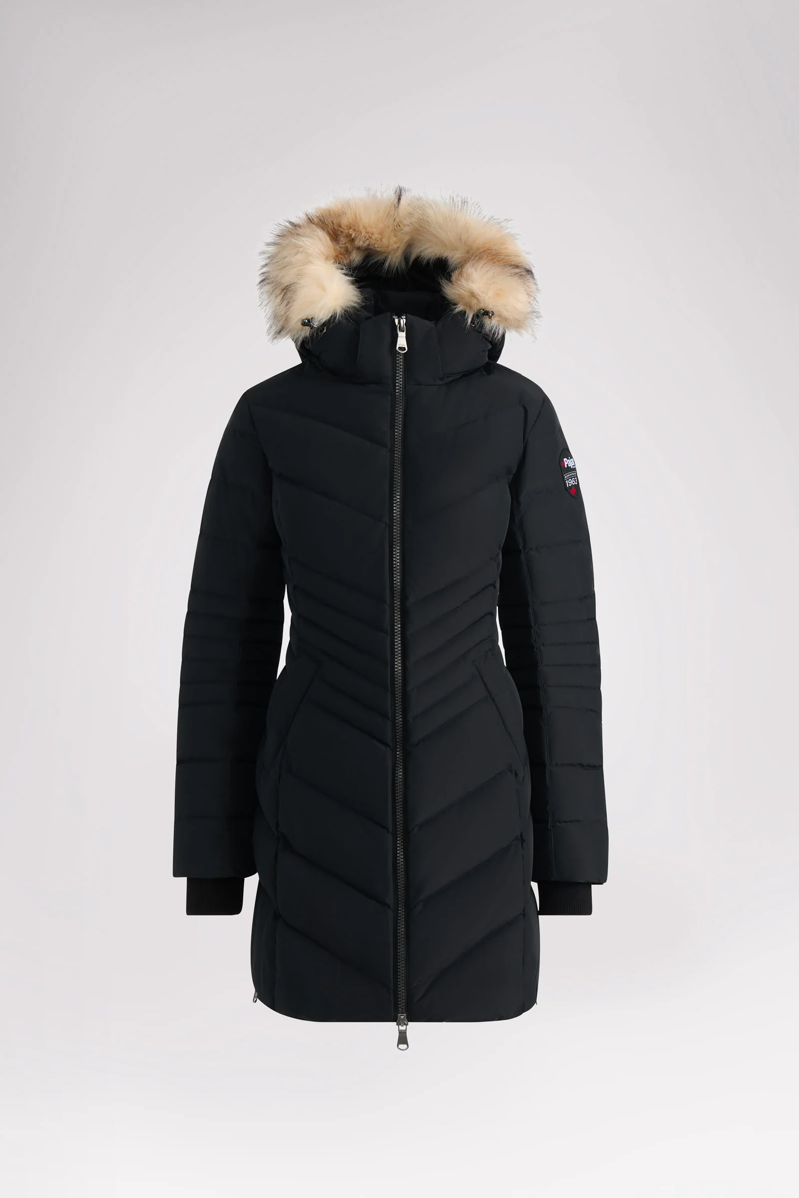 Queens Quilted Puffer w/Faux Fur Hood Trim