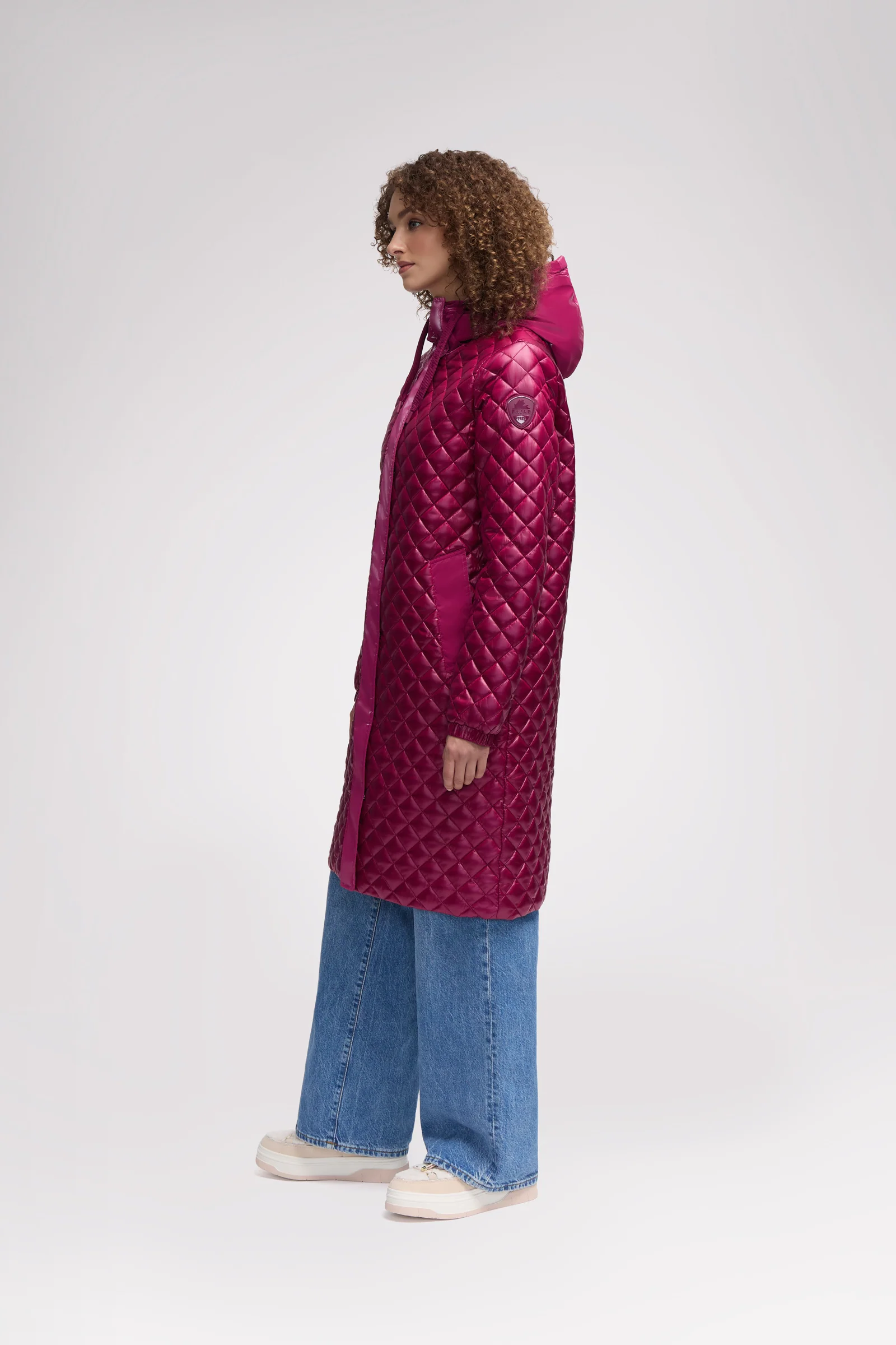 Peridot Women's Lightweight Quilted Longline Shacket