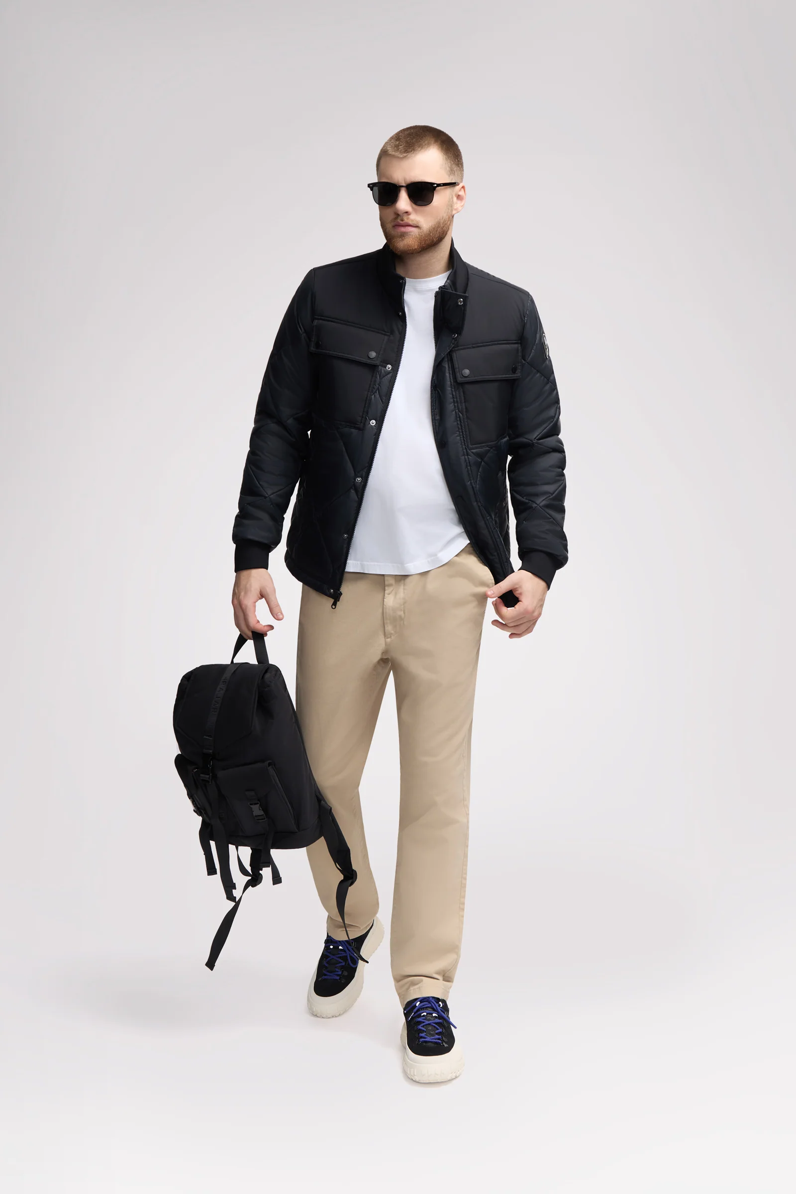 Obsidian Men's Onion Quilted Shacket