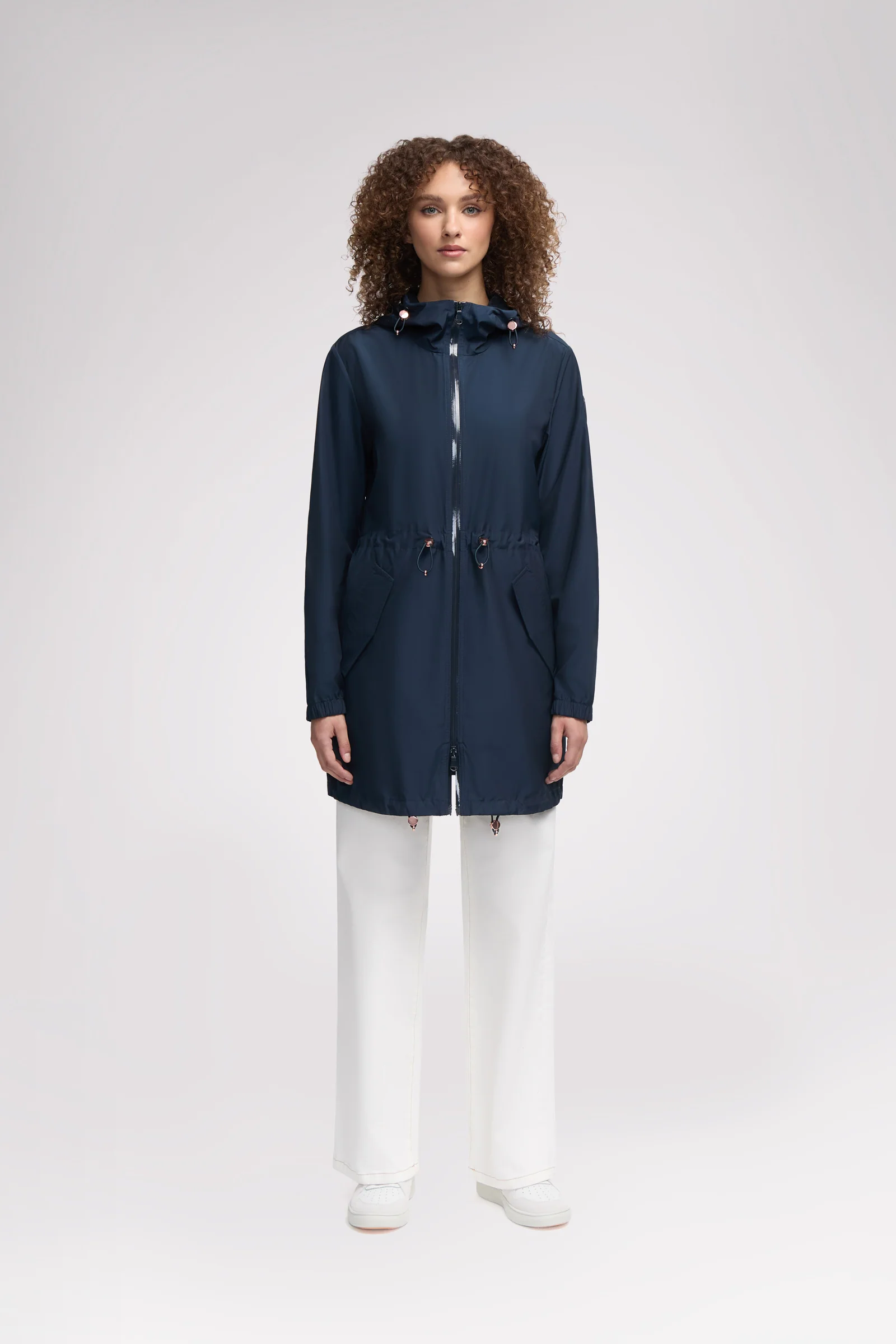 Galena Women's Hooded Short Raincoat