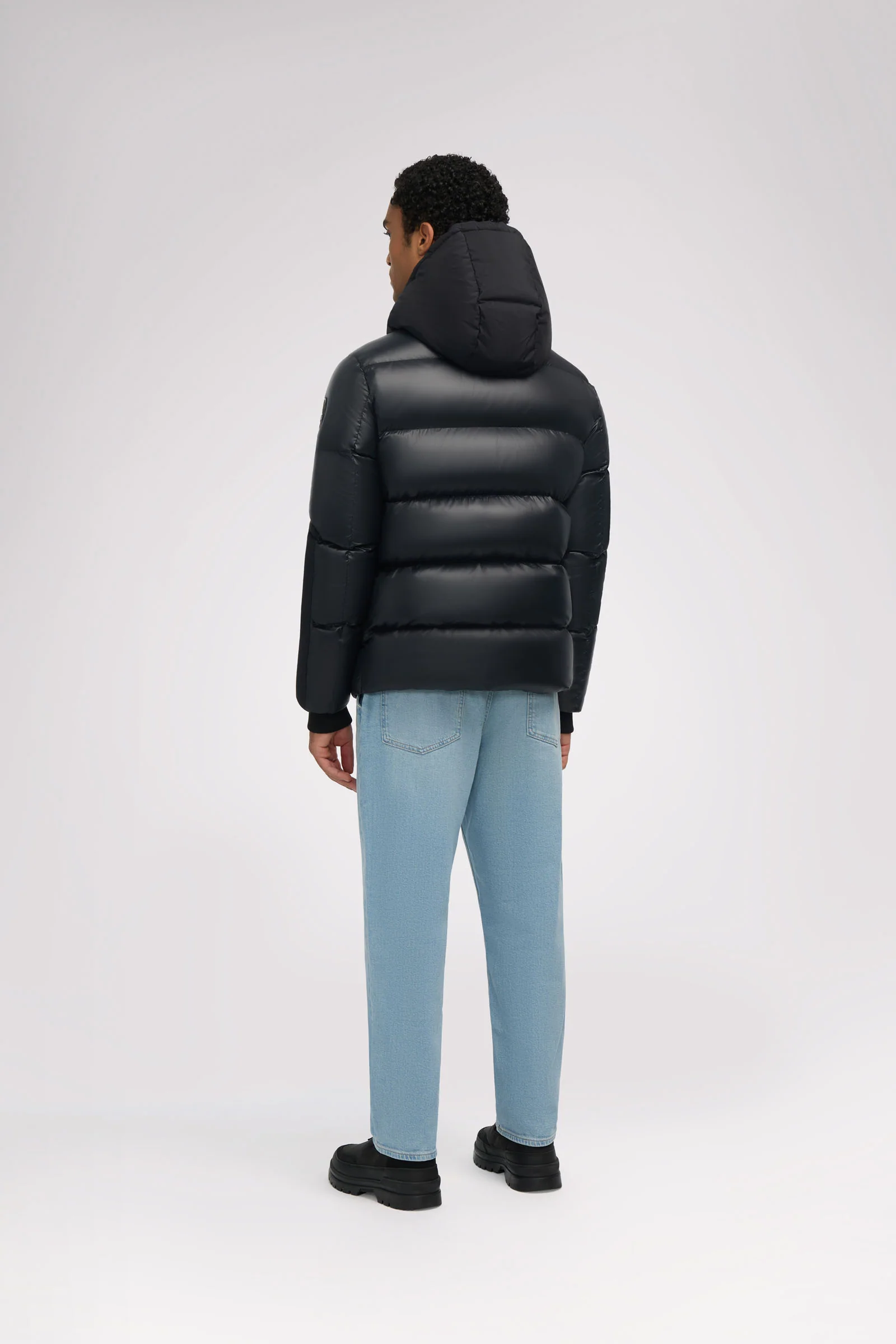 Nuray Men's Mixed Media Puffer