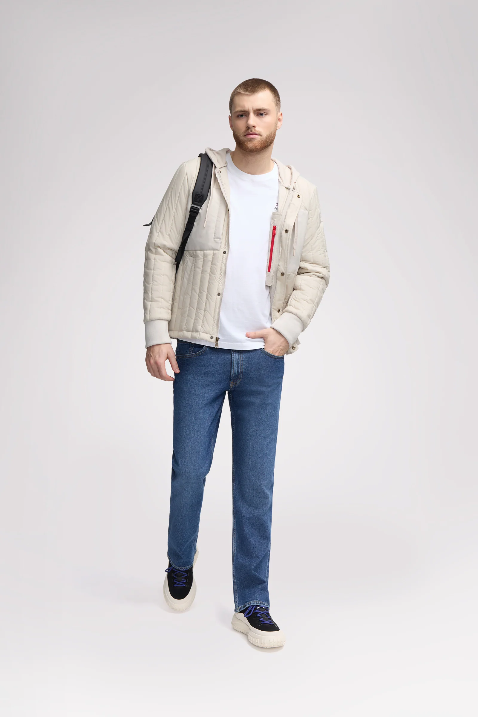 Carnelian Men's Quilted Shacket