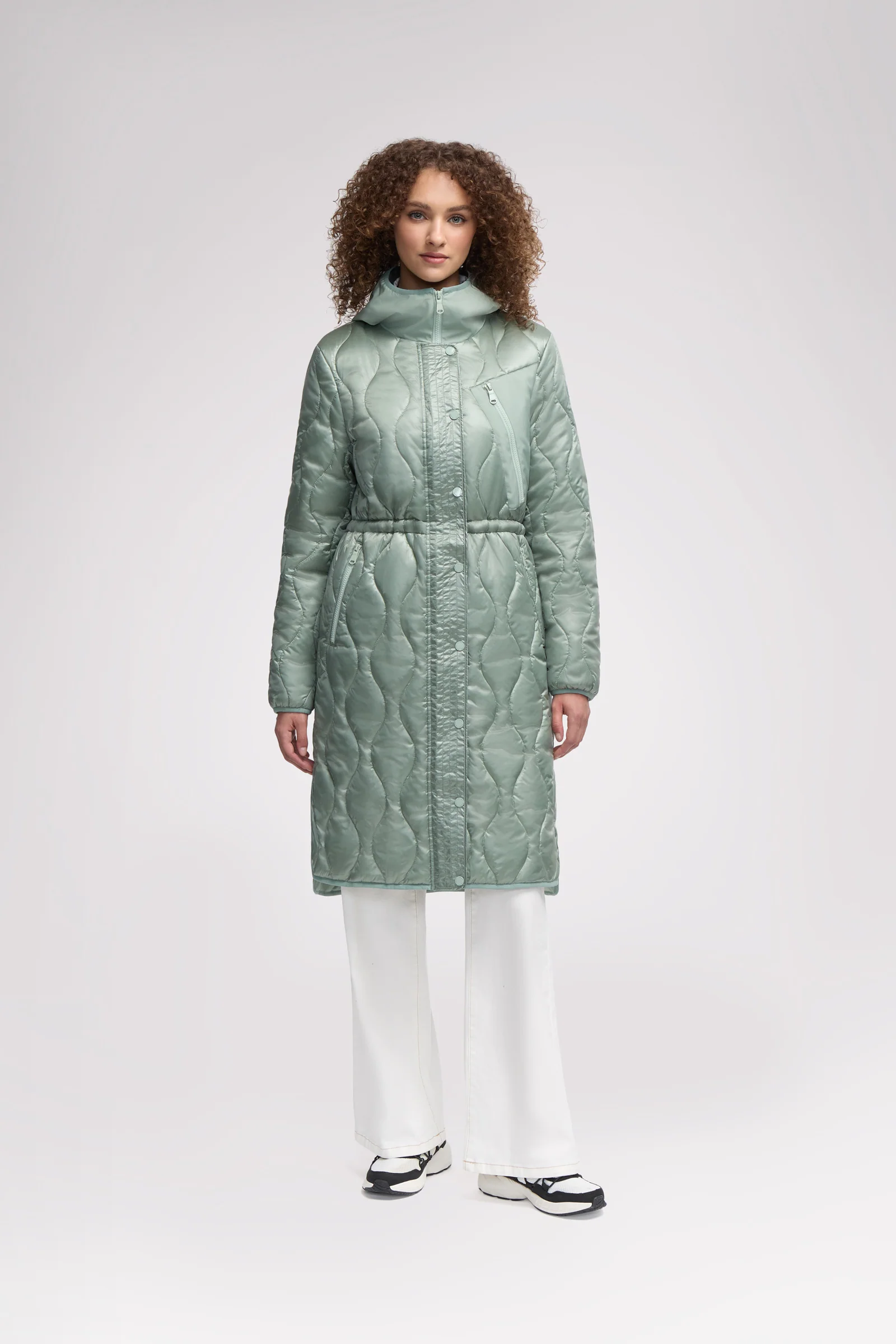 Sterling Women's Onion Quilted Longline Anorak