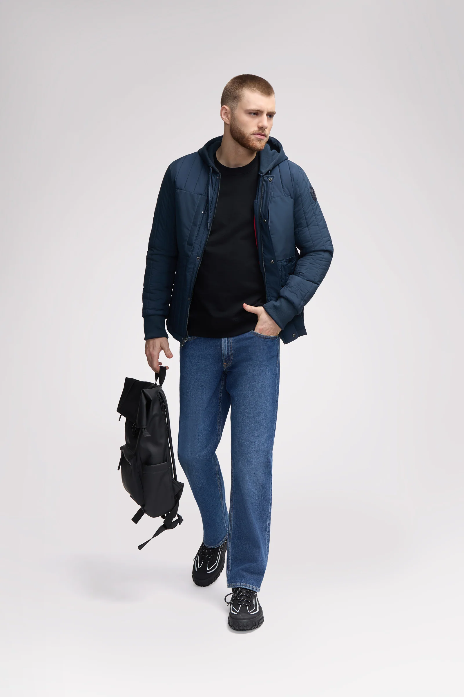 Carnelian Men's Quilted Shacket