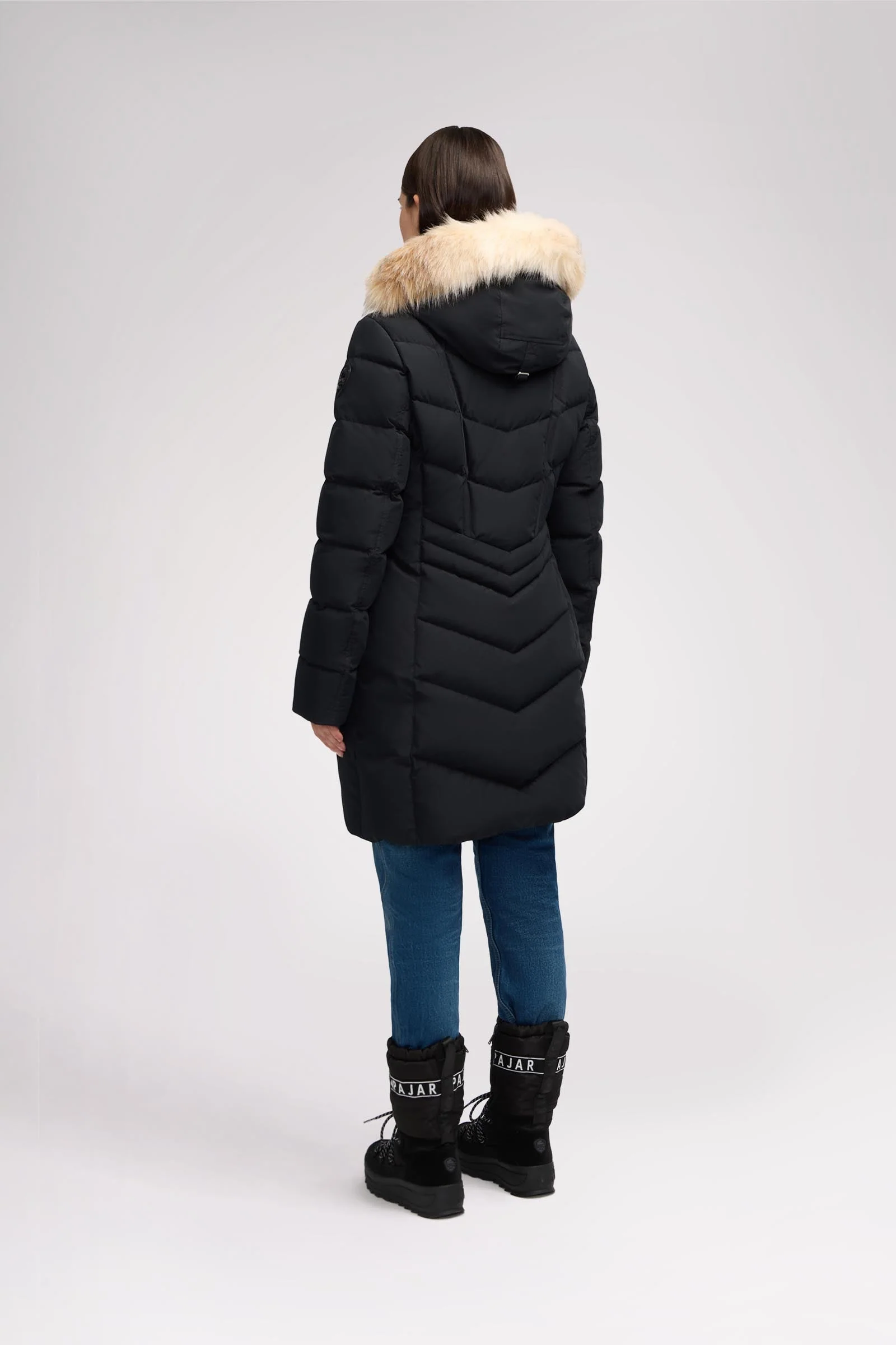 January Women's Quilted Puffer w/ Faux Fur