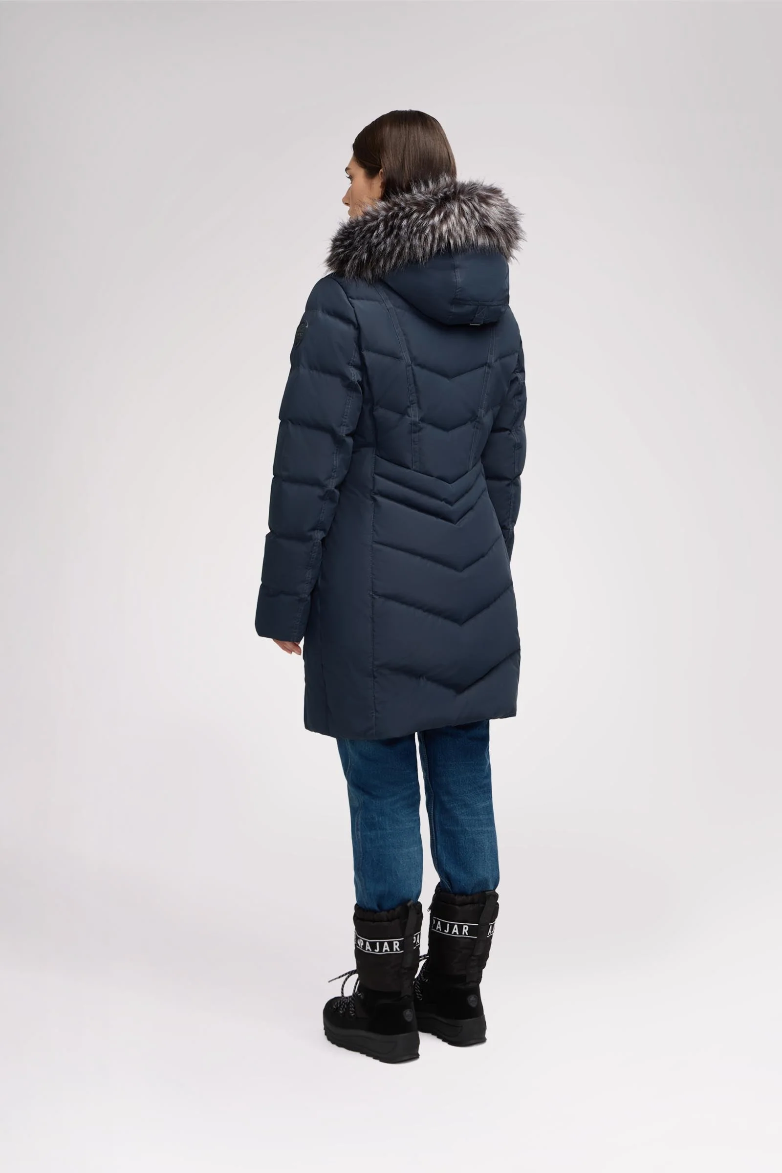 January Women's Quilted Puffer w/ Faux Fur