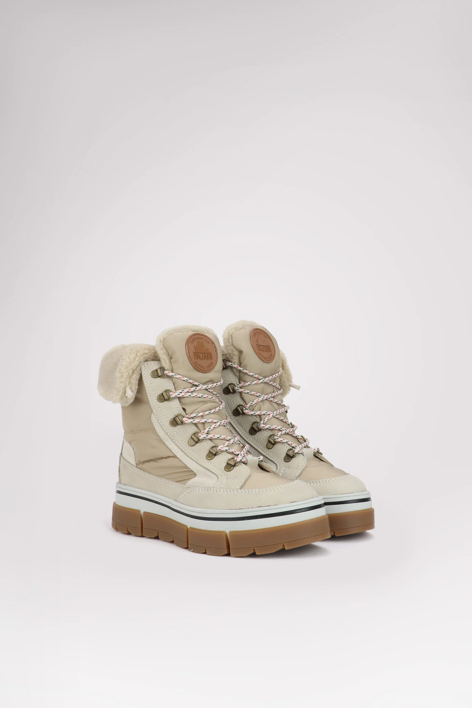 Henta Women's Lace Up Boot w/Ice Gripper