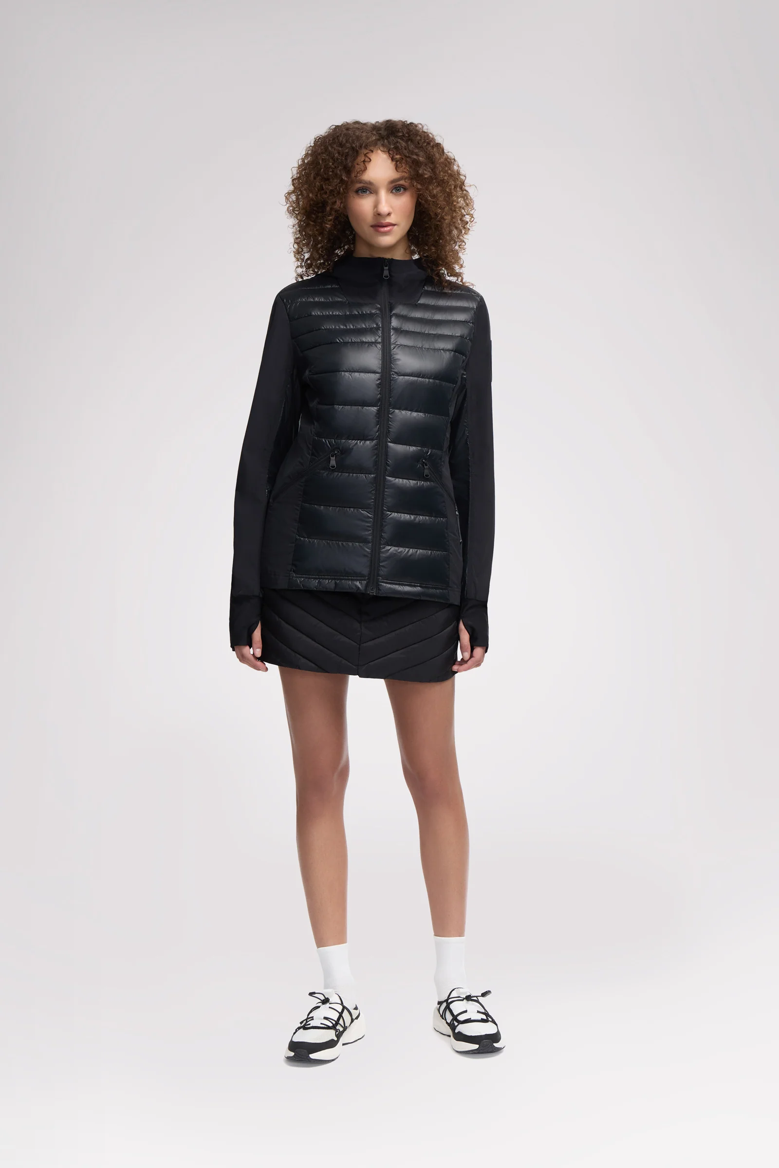 Cressy Women's Quilted Hooded Stretch Puffer