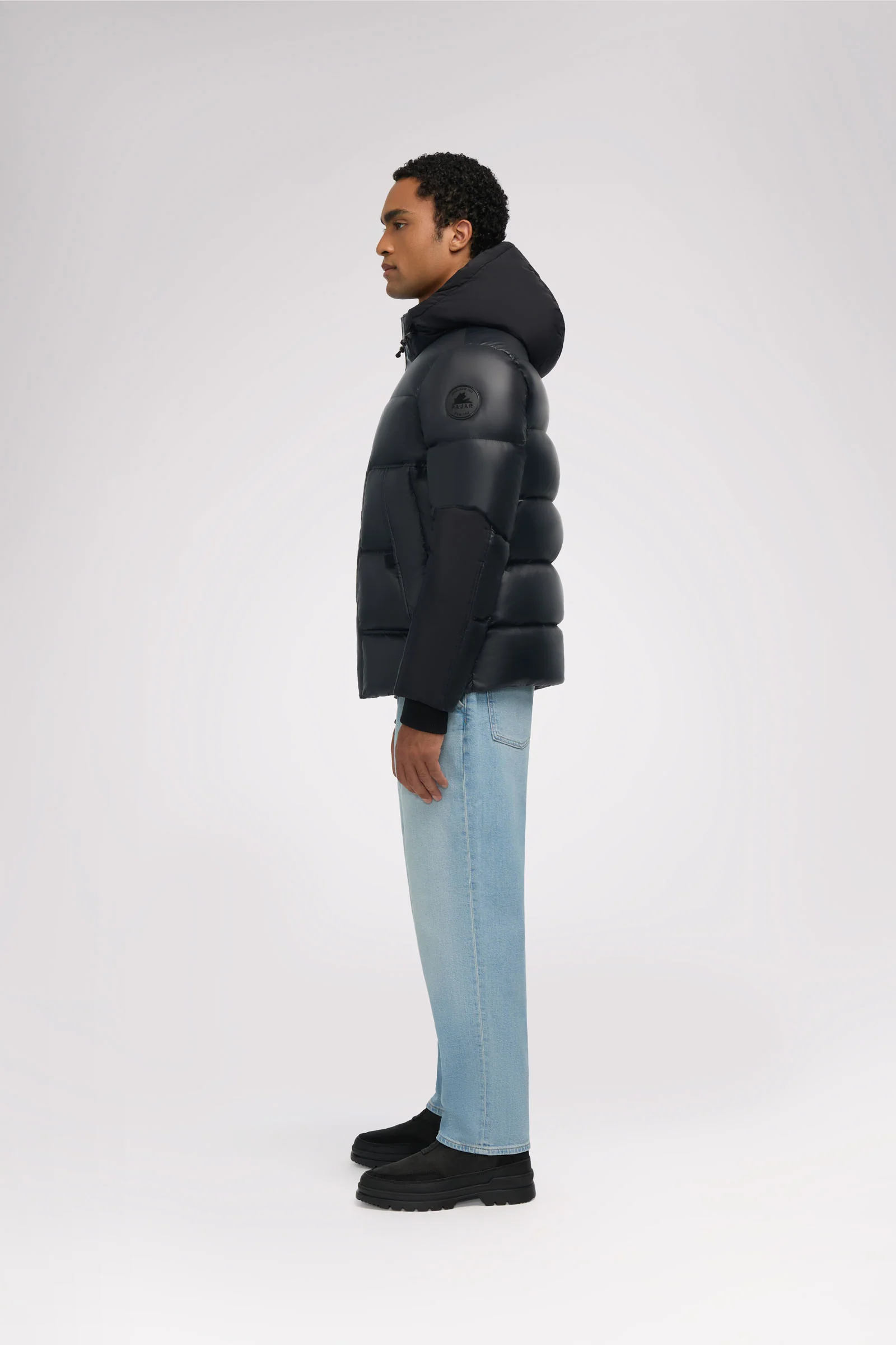 Nuray Men's Mixed Media Puffer