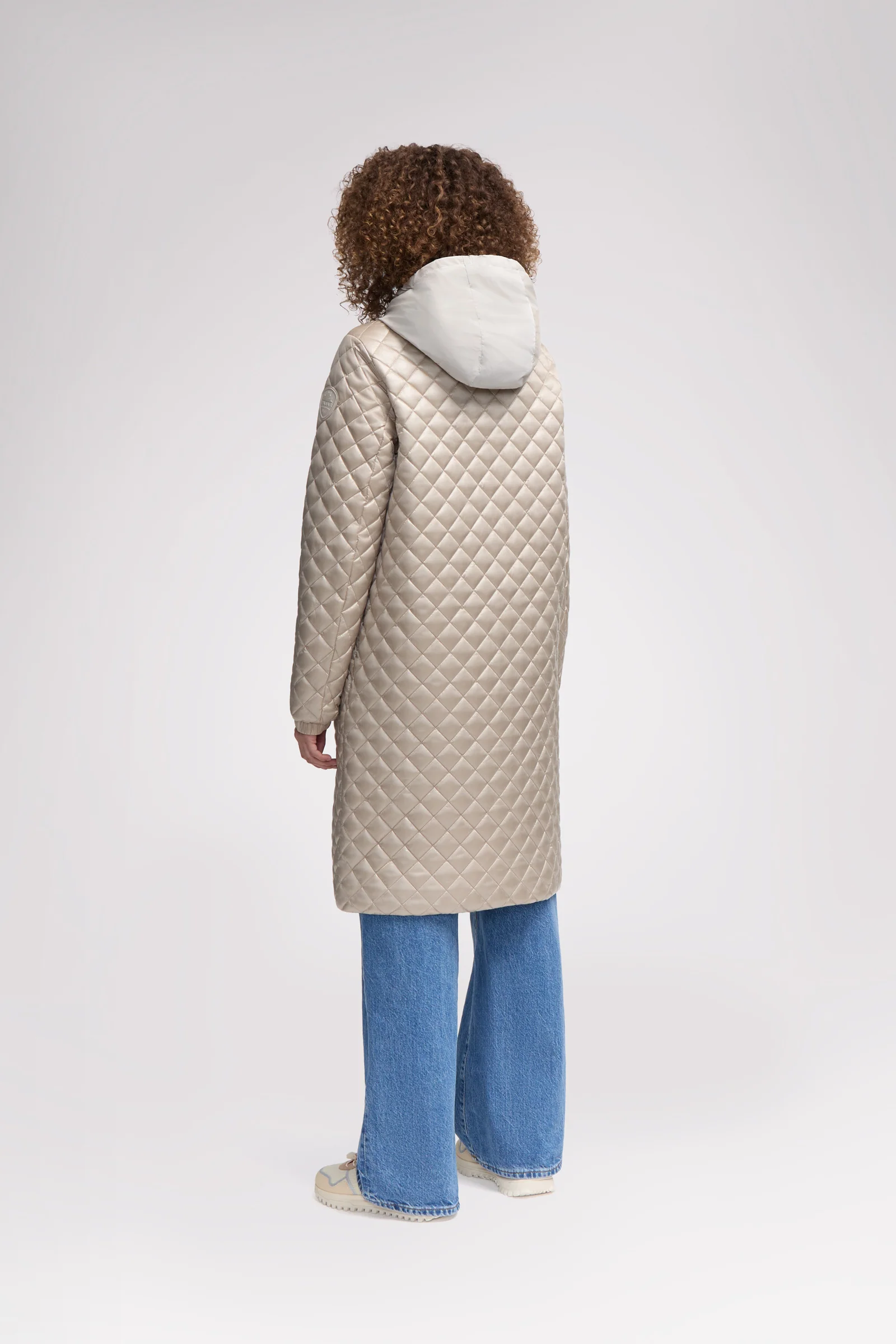 Peridot Women's Lightweight Quilted Longline Shacket