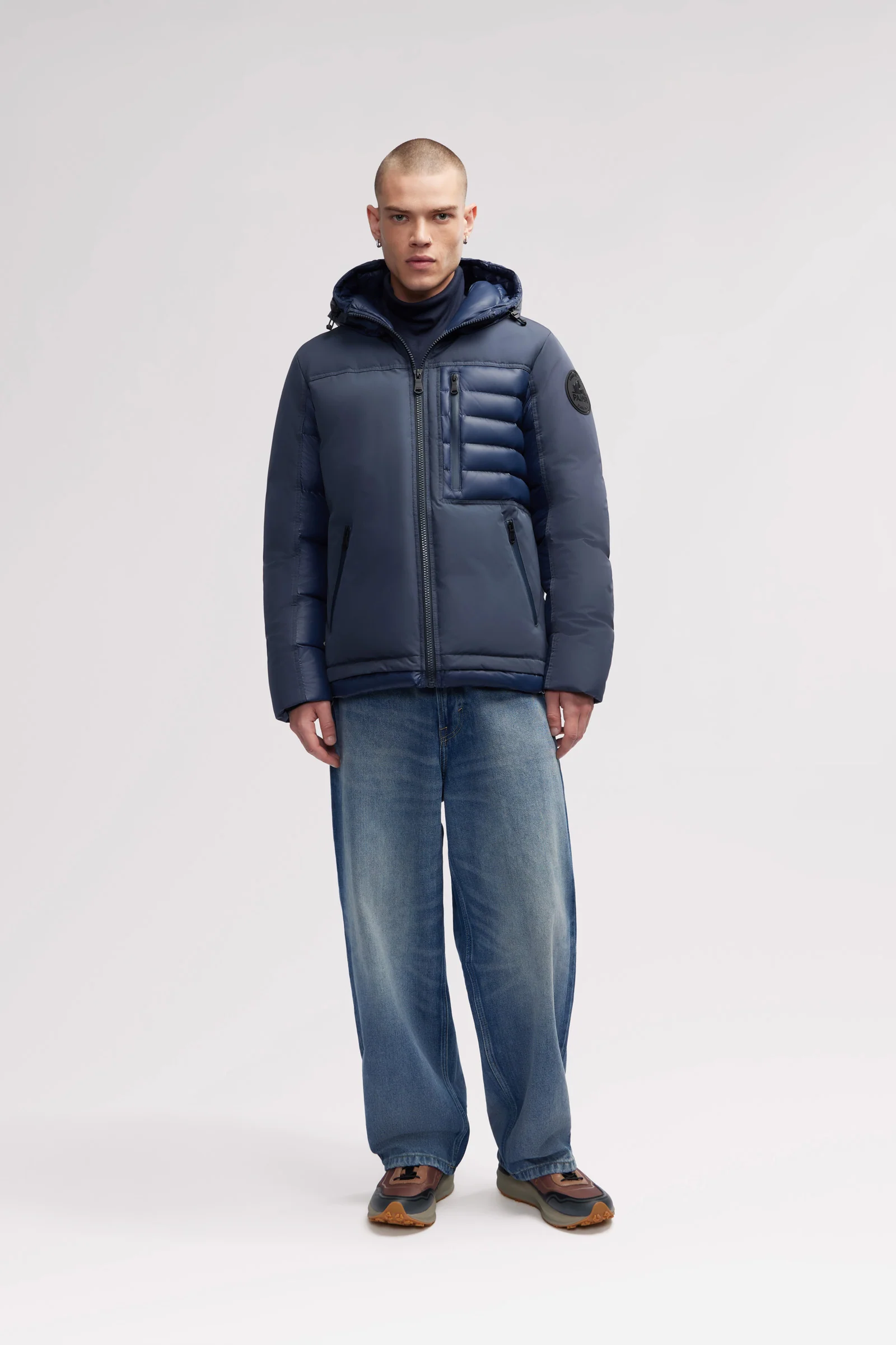 Hoku Men's Mixed-Media Jacket