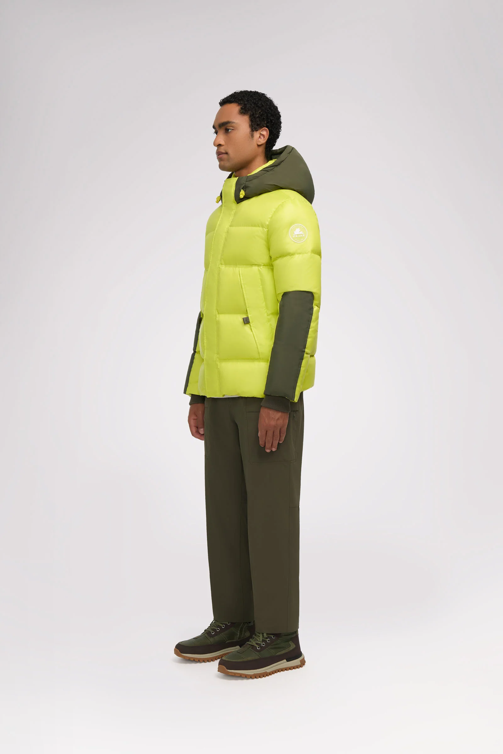 Nuray Men's Mixed Media Puffer