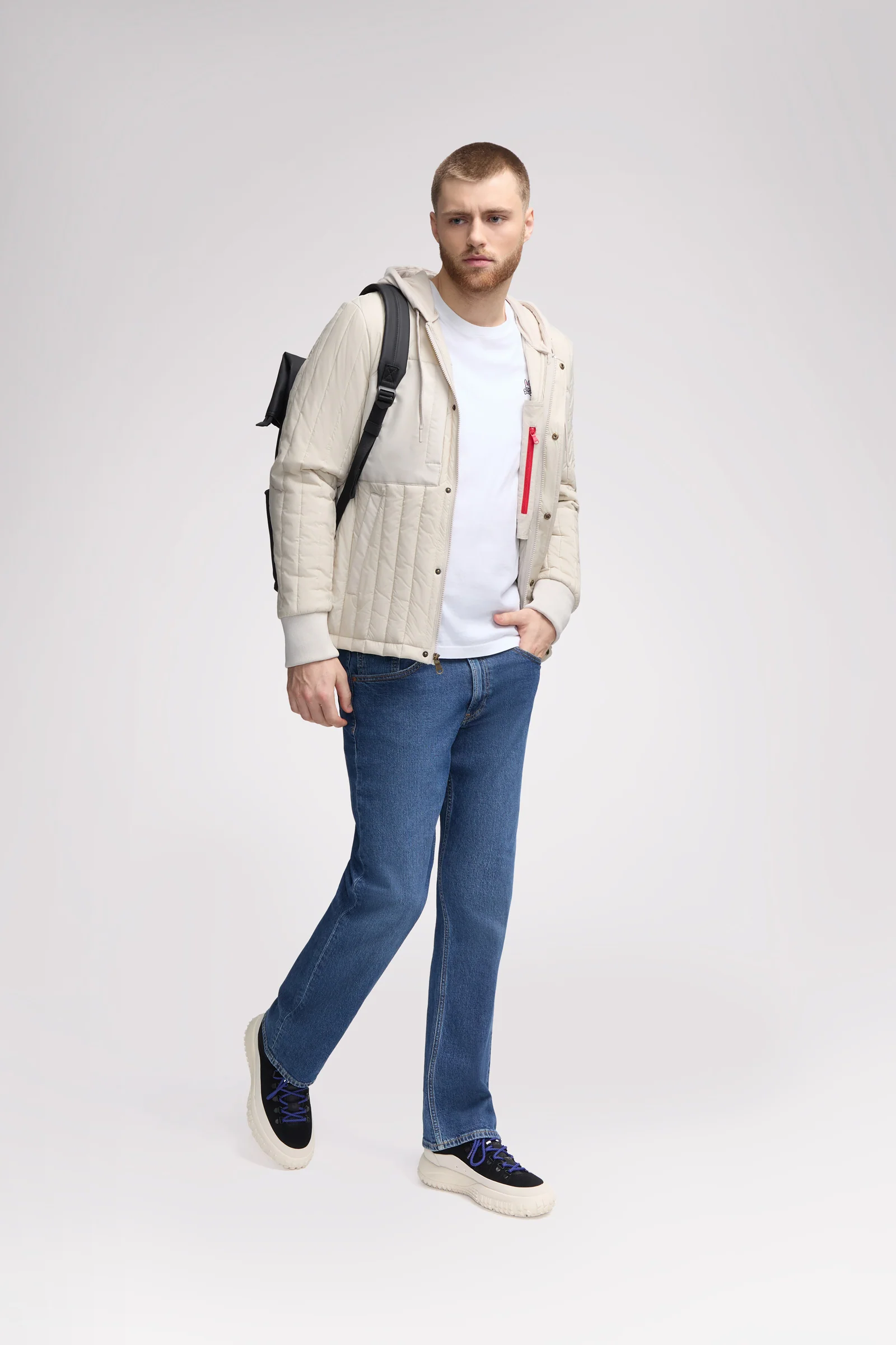 Carnelian Men's Quilted Shacket