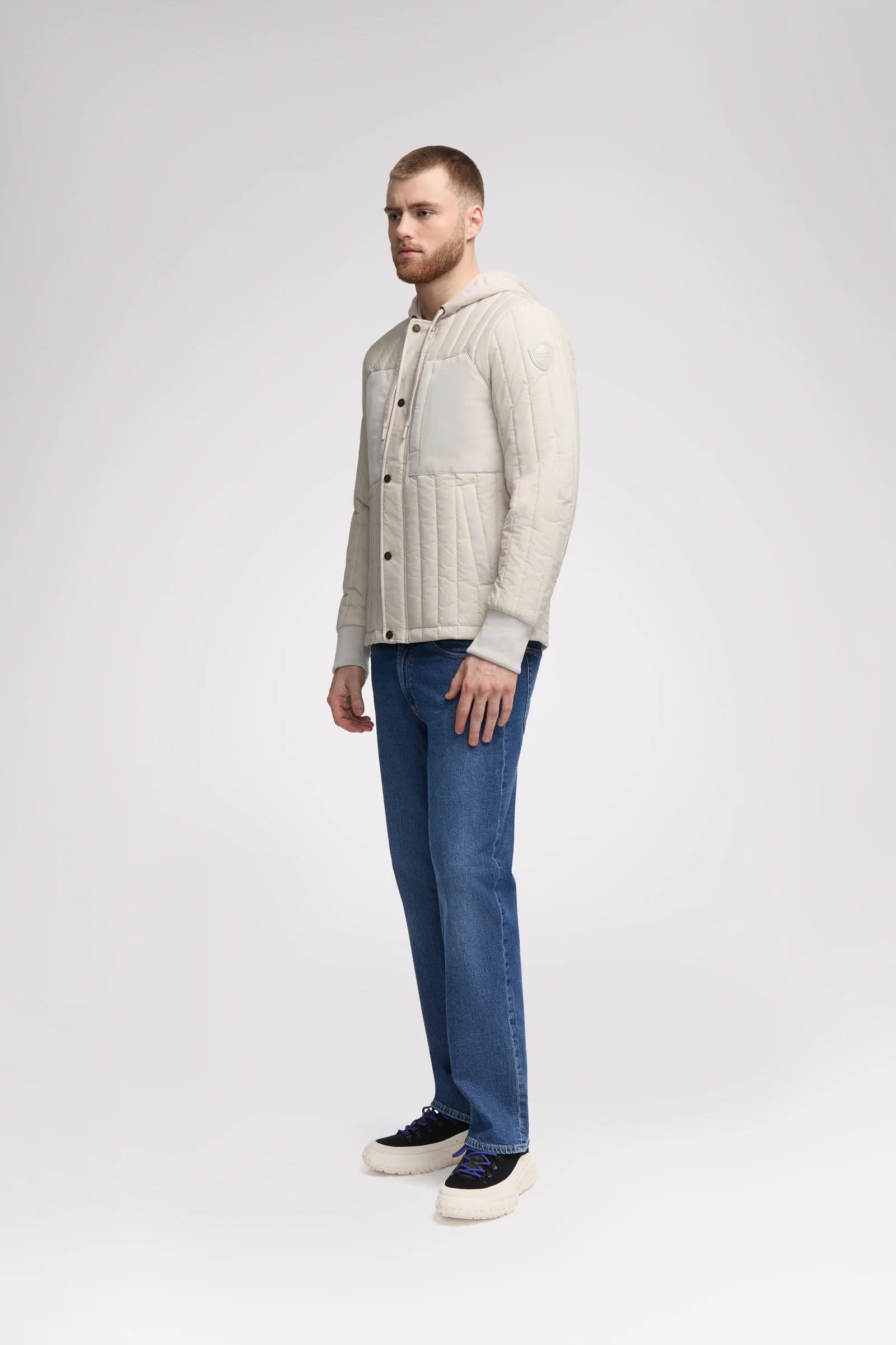 Carnelian Men's Quilted Shacket