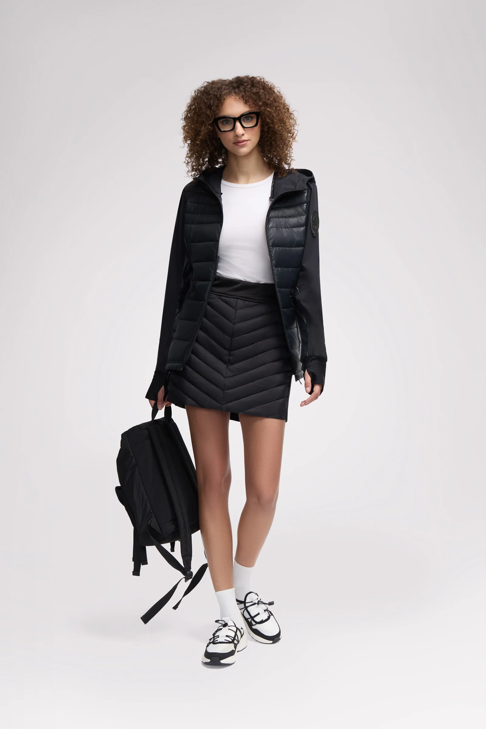 Cressy Women's Quilted Hooded Stretch Puffer