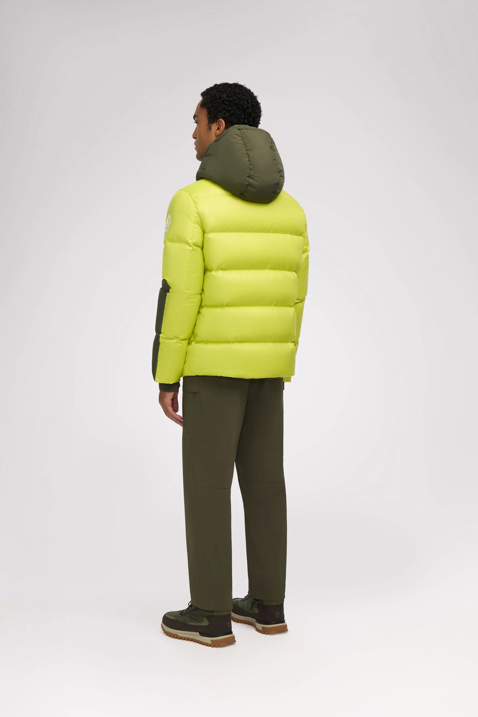 Nuray Men's Mixed Media Puffer