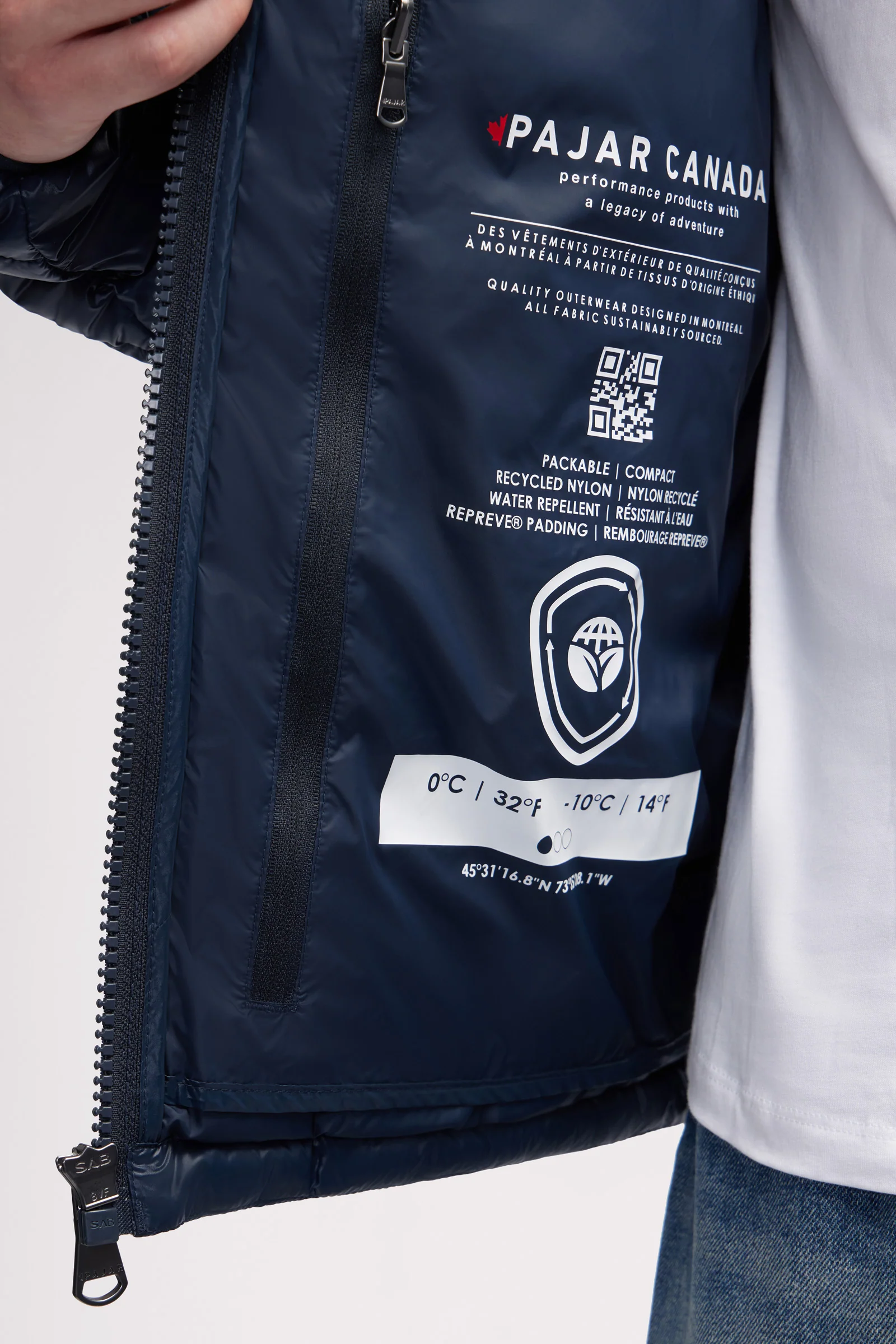 Niran Men's Lightweight Packable Puffer