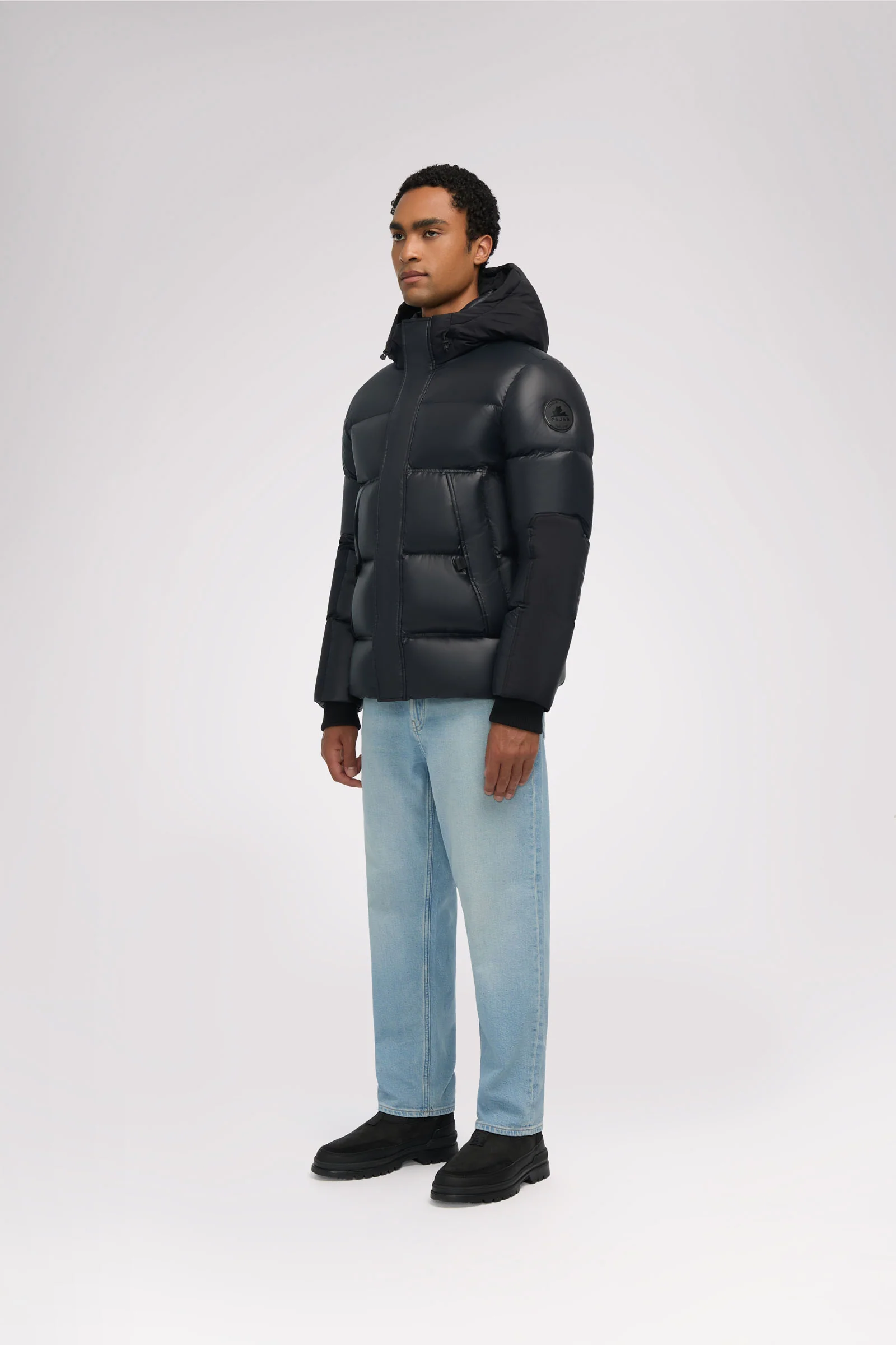 Nuray Men's Mixed Media Puffer