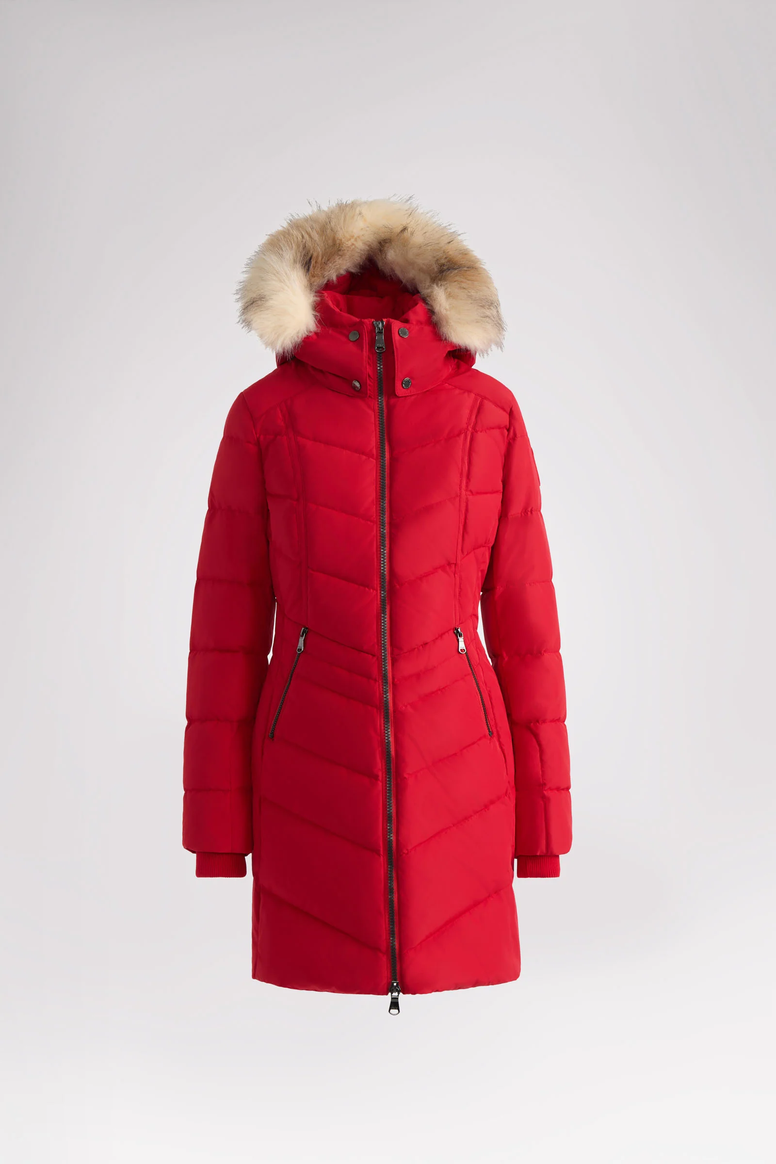 January Women's Quilted Puffer w/ Faux Fur
