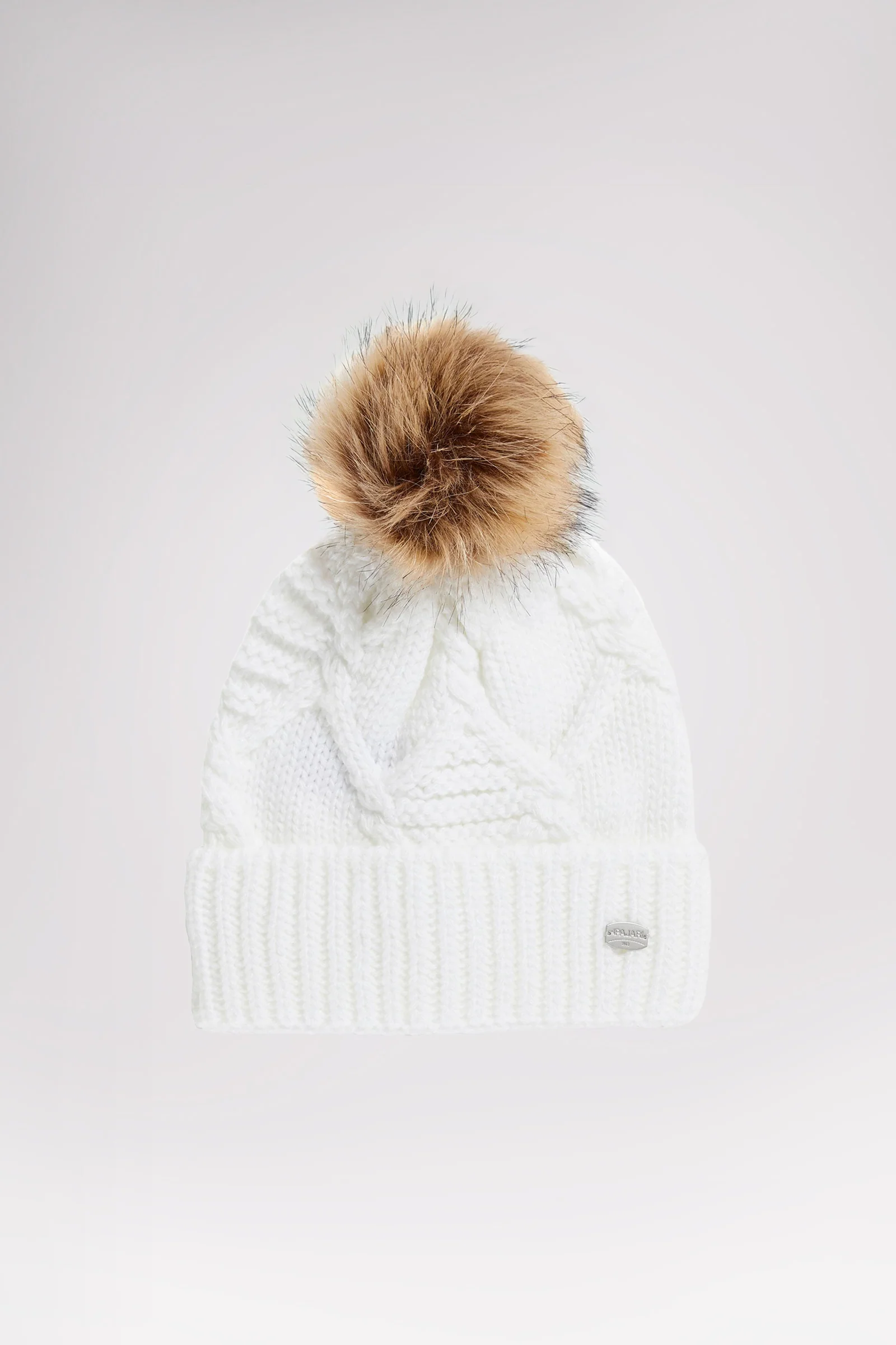 Assia Women's Aran Cable Knit Hat