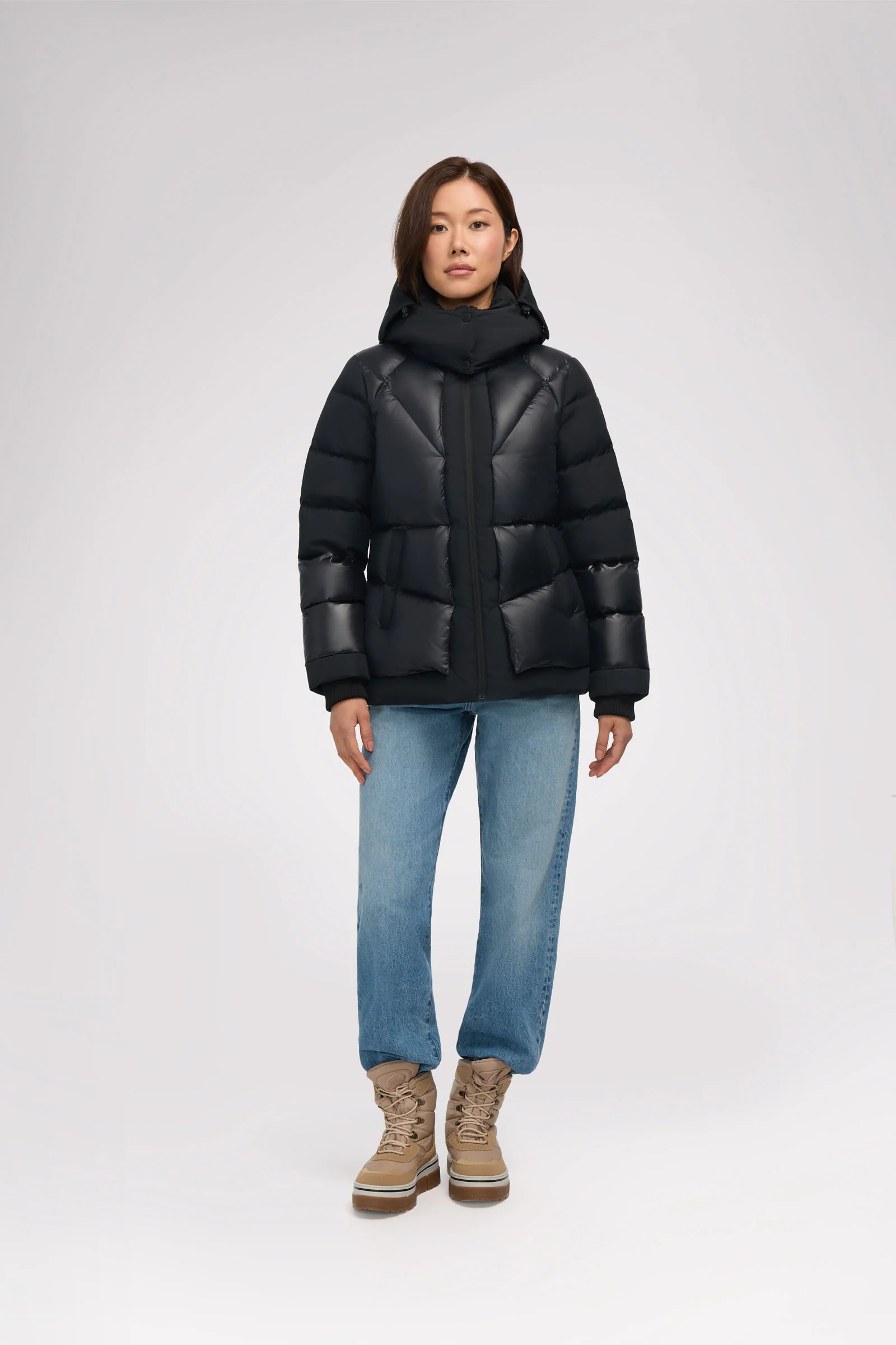 Vega Women's Mixed Media Puffer