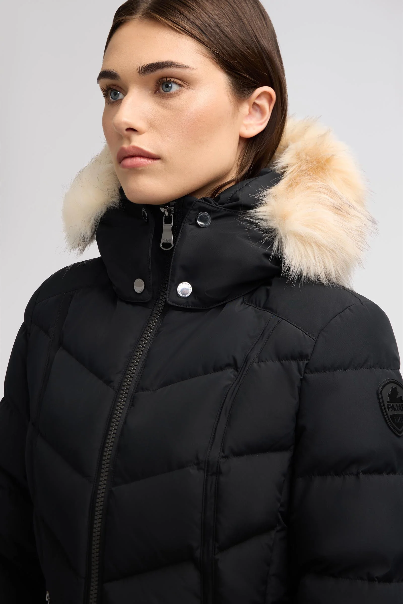January Women's Quilted Puffer w/ Faux Fur