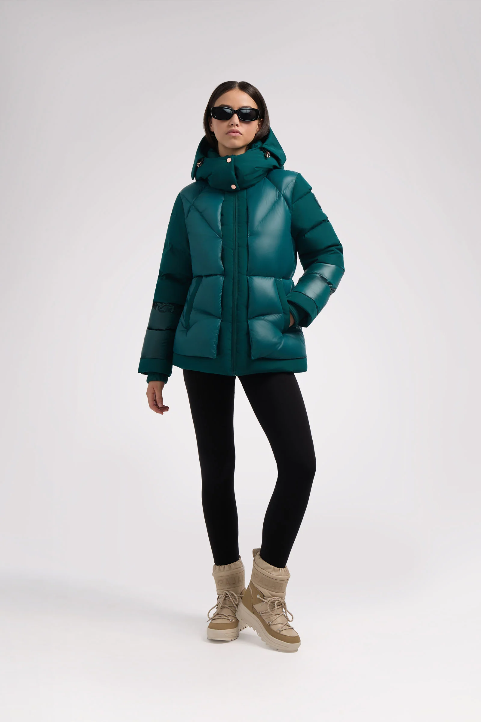Vega Women's Mixed Media Puffer