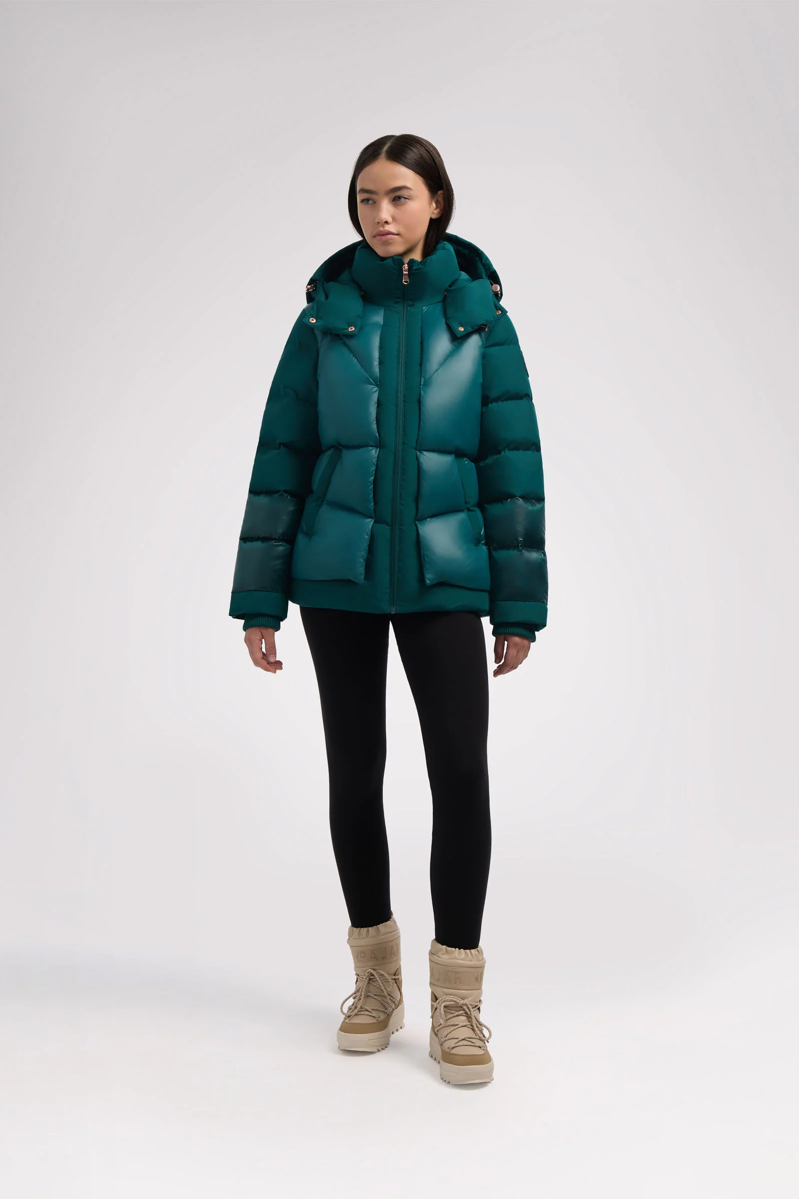 Vega Women's Mixed Media Puffer