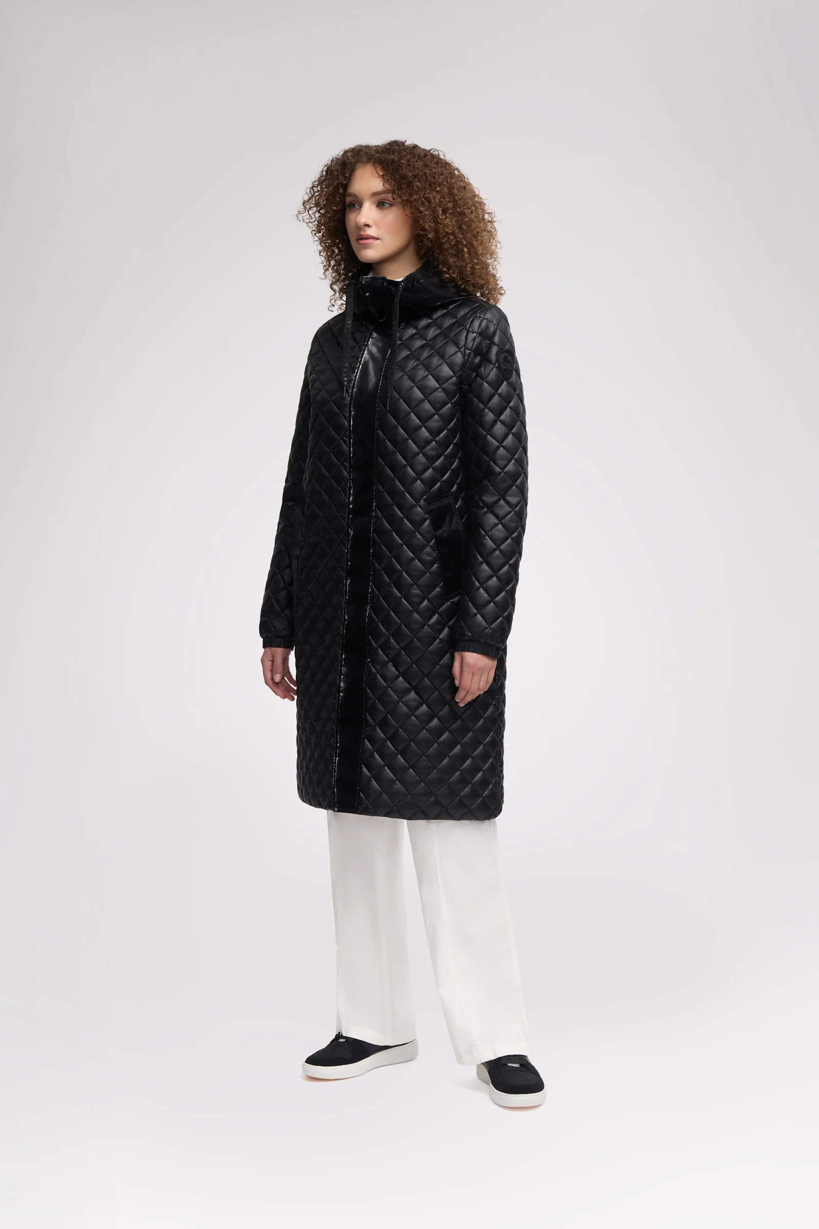 Peridot Women's Lightweight Quilted Longline Shacket