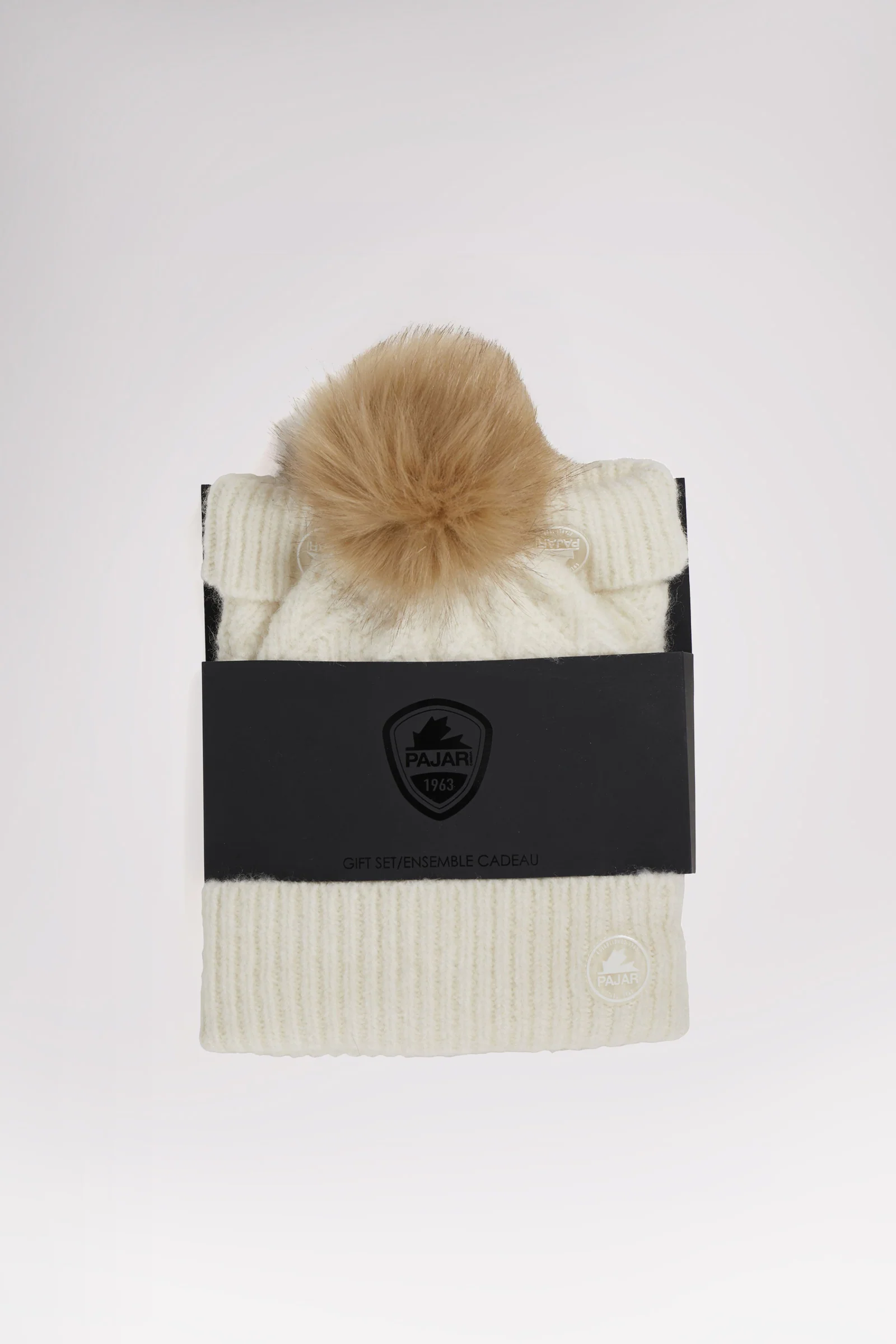 Kendra Women's Textured Hat and Mitten Set